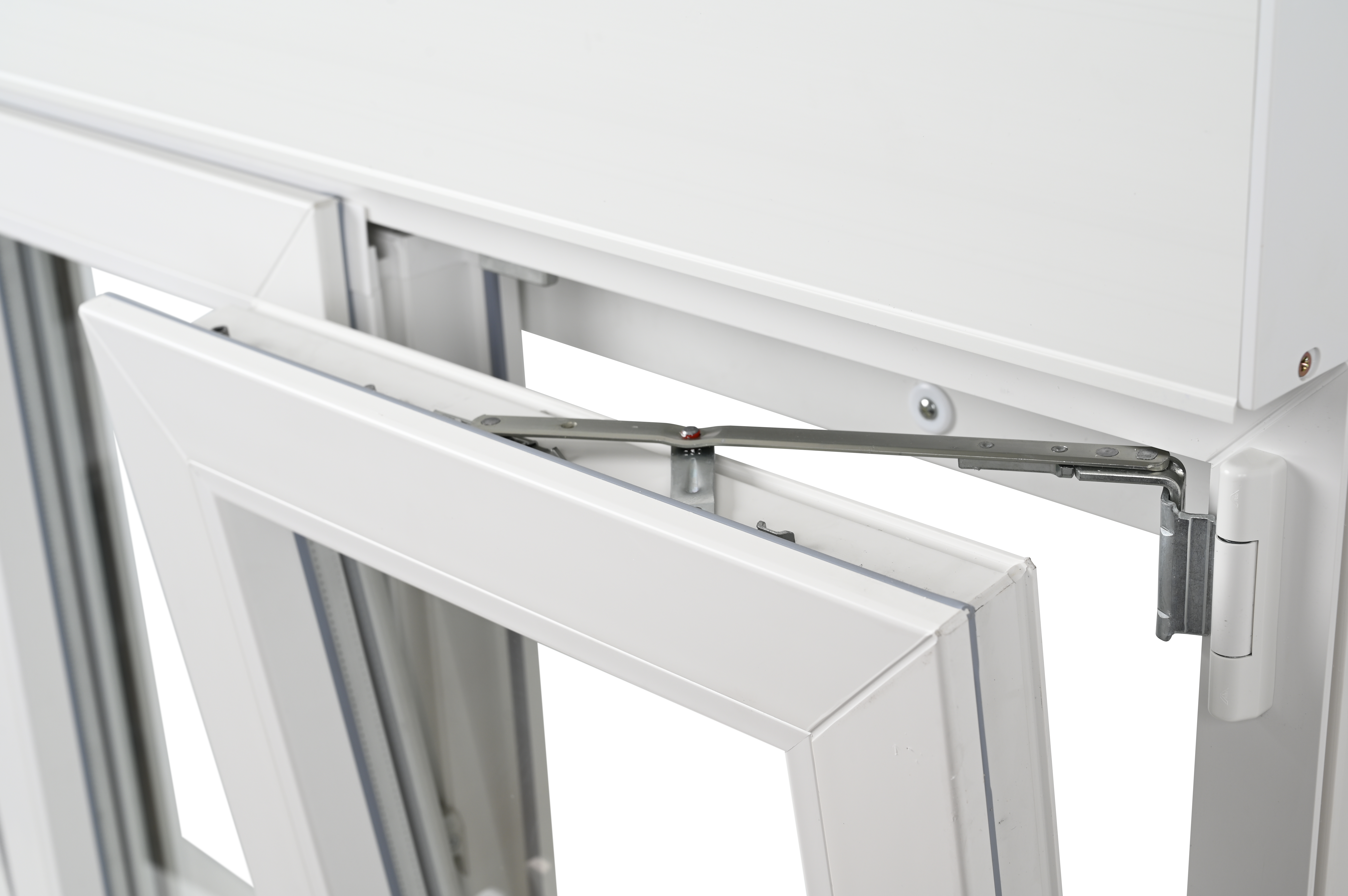 Janela de PVC OSCILOBATENTE 75X125CM ESQUERDA (COM ESTORE) - 14