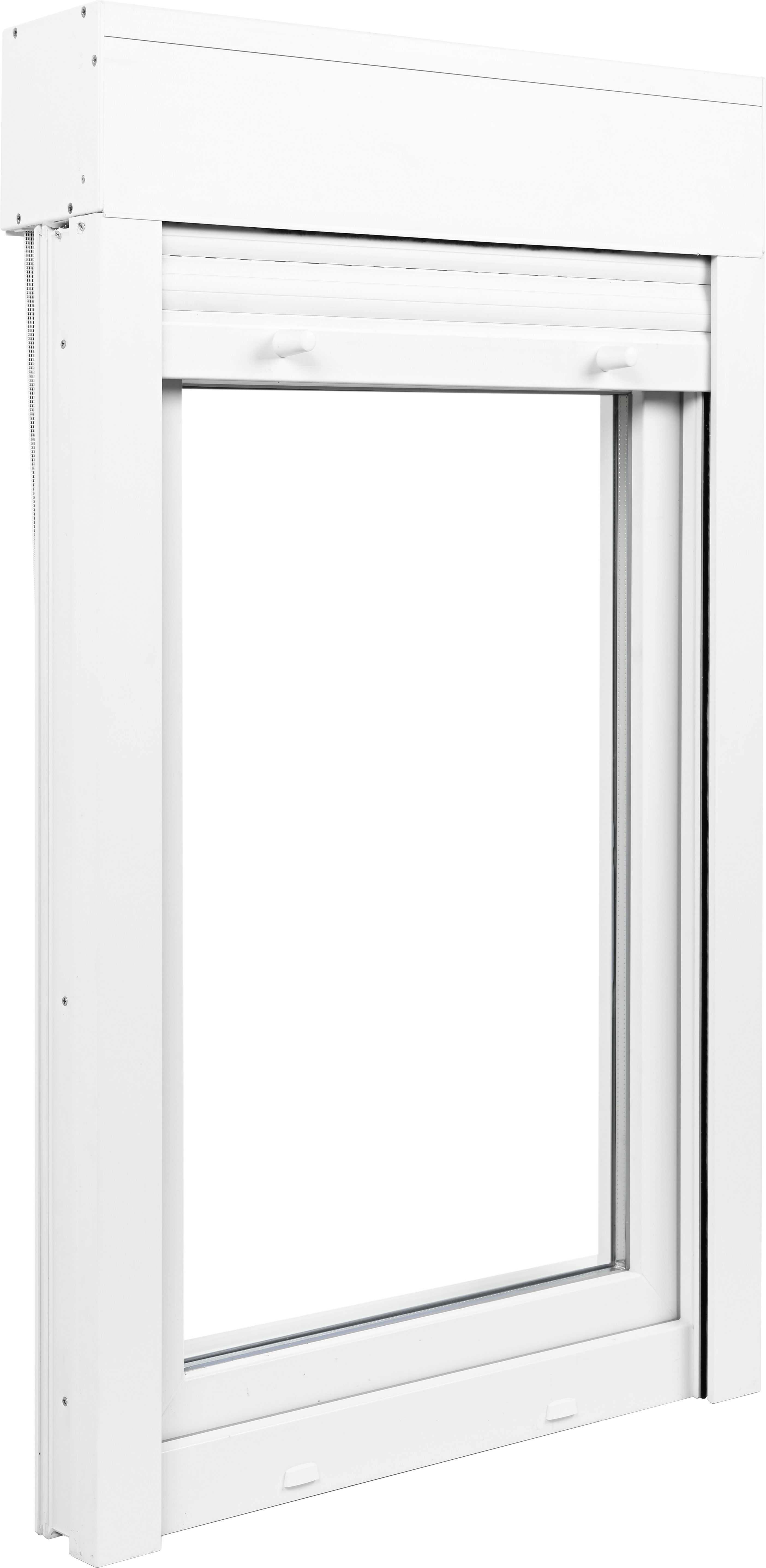 Janela de PVC OSCILOBATENTE 75X125CM ESQUERDA (COM ESTORE) - 2