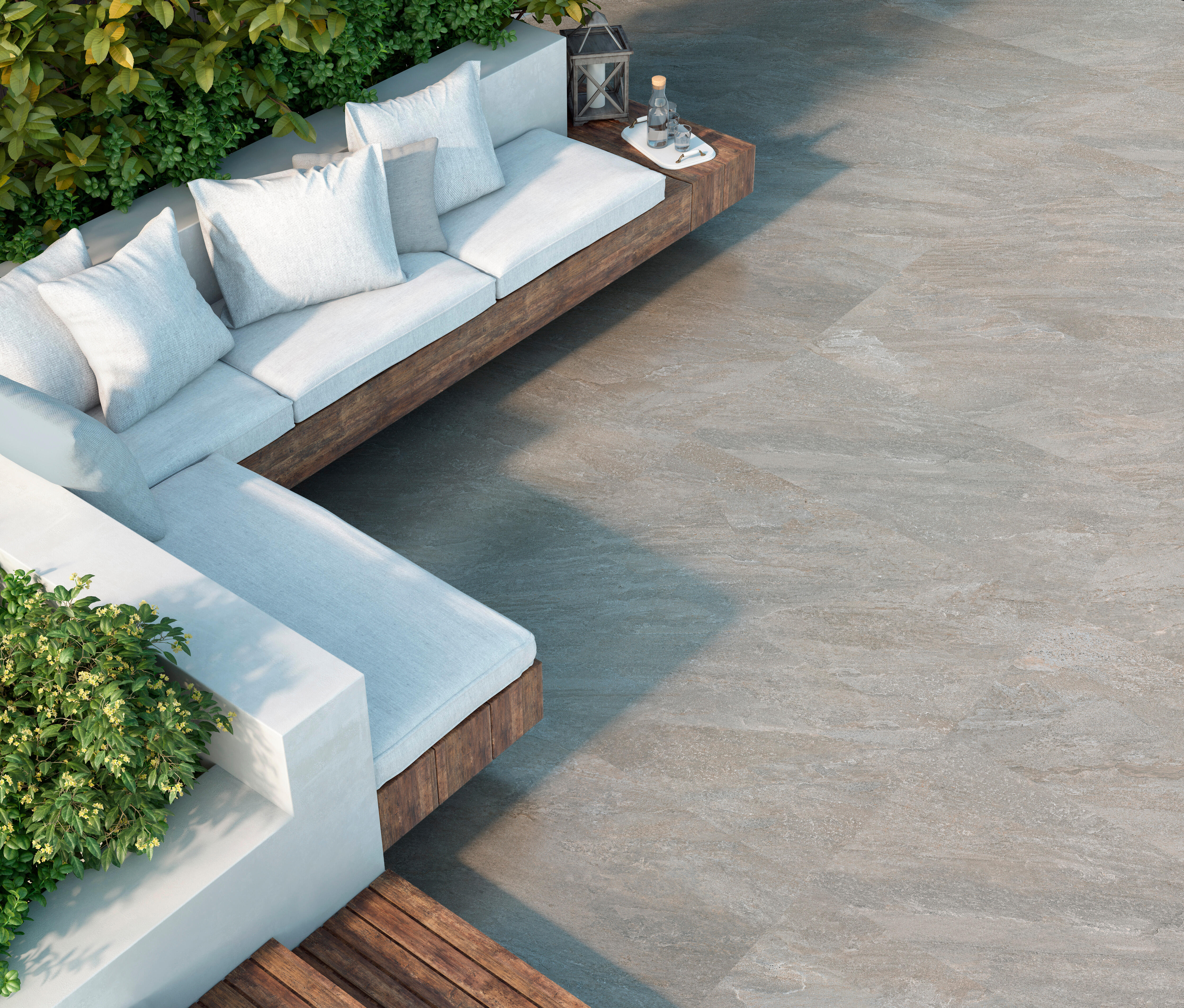 PORCELÁNICO PISCINA 37X75CM STONE TAUPE ANTIDESLIZANTE - 2