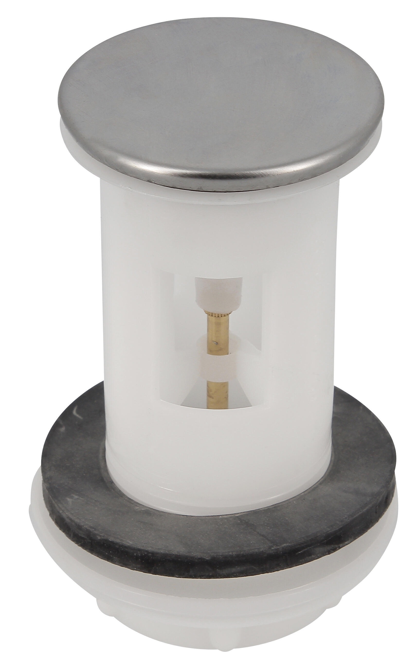 Bonde à tirette pour lavabo, blanc, Diam.63 mm, GIRPI - 3