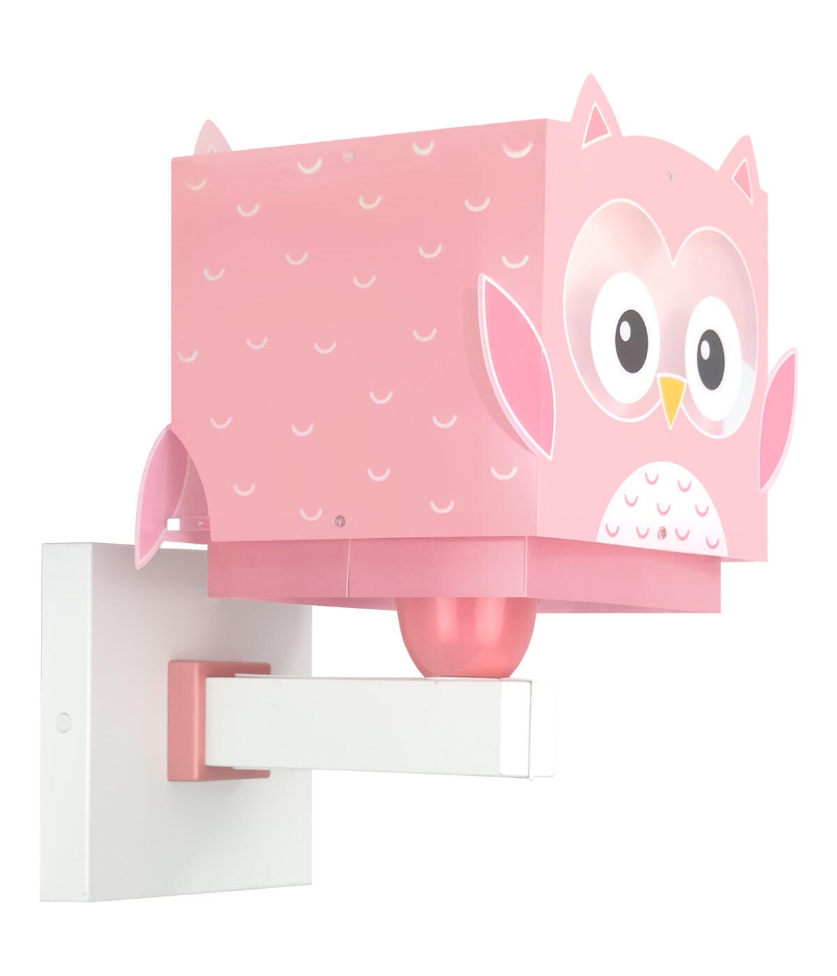 Owl Rosa Aplique Little Pink Owl E27 rosa 15 cm | Leroy Merlin