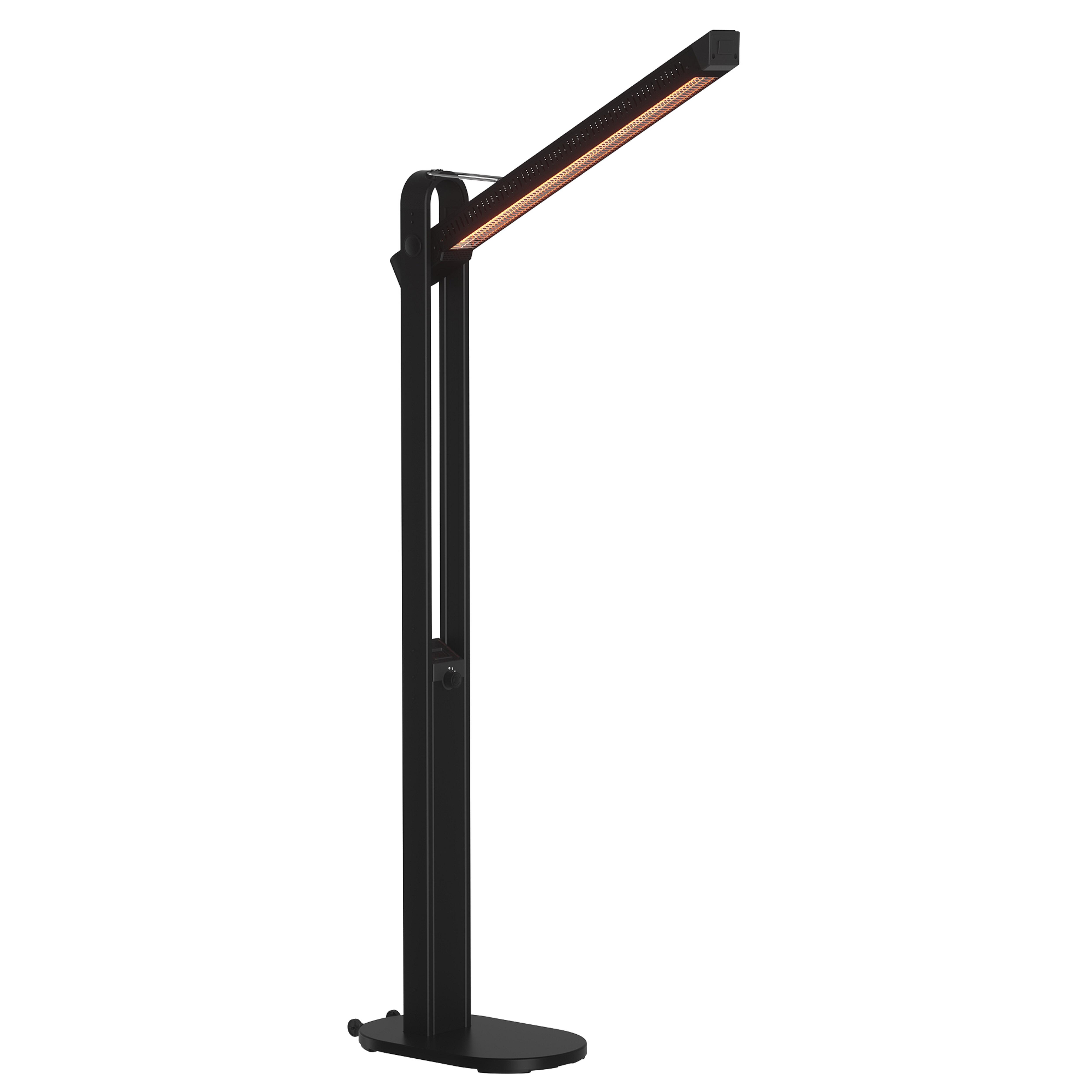 CALEFACTOR DE SUELO EXTENSIBLE PORTATIL TUBO FIBRA DE CARBONO 1800W IP65 - 2