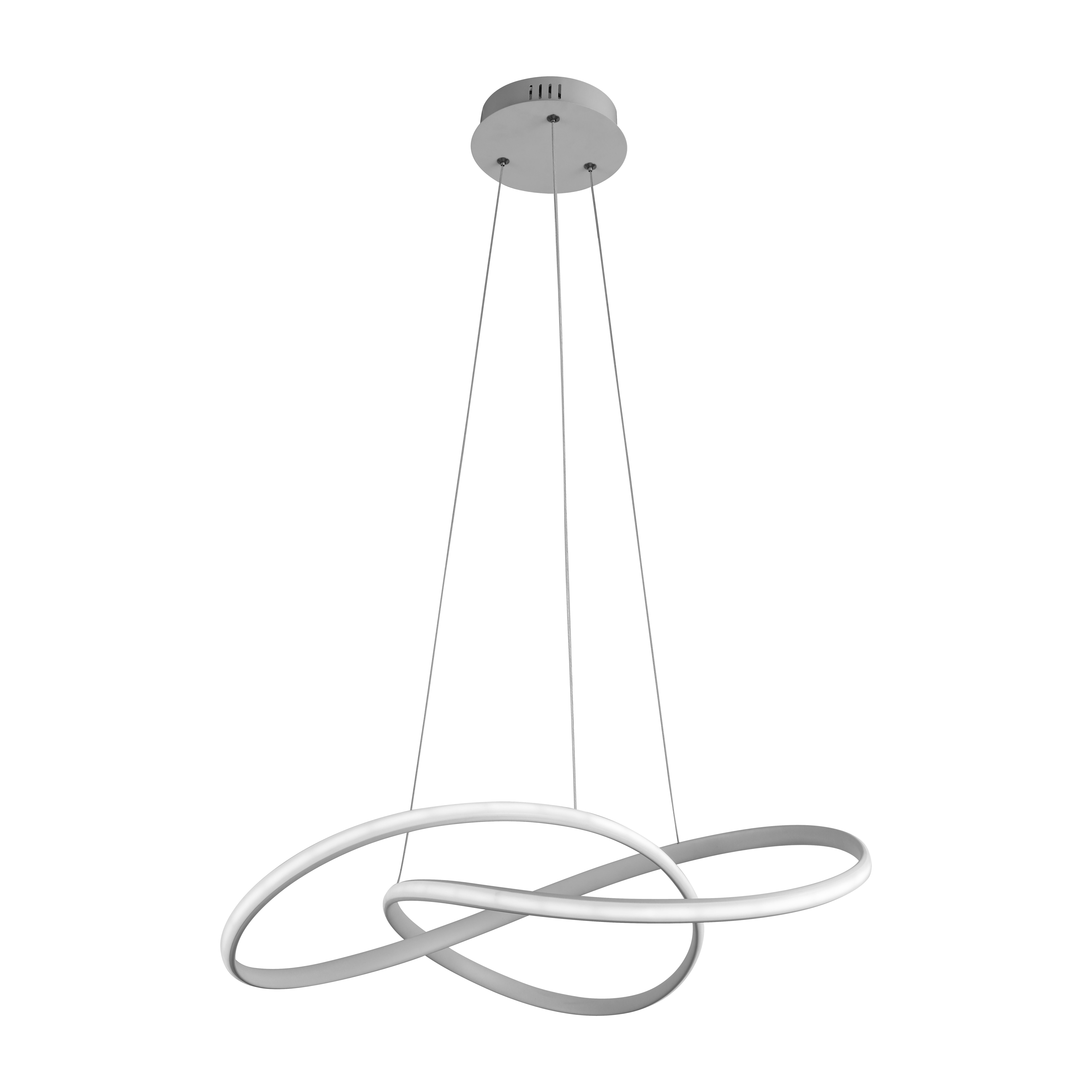 Lampa wisząca Consa biała LED Italux