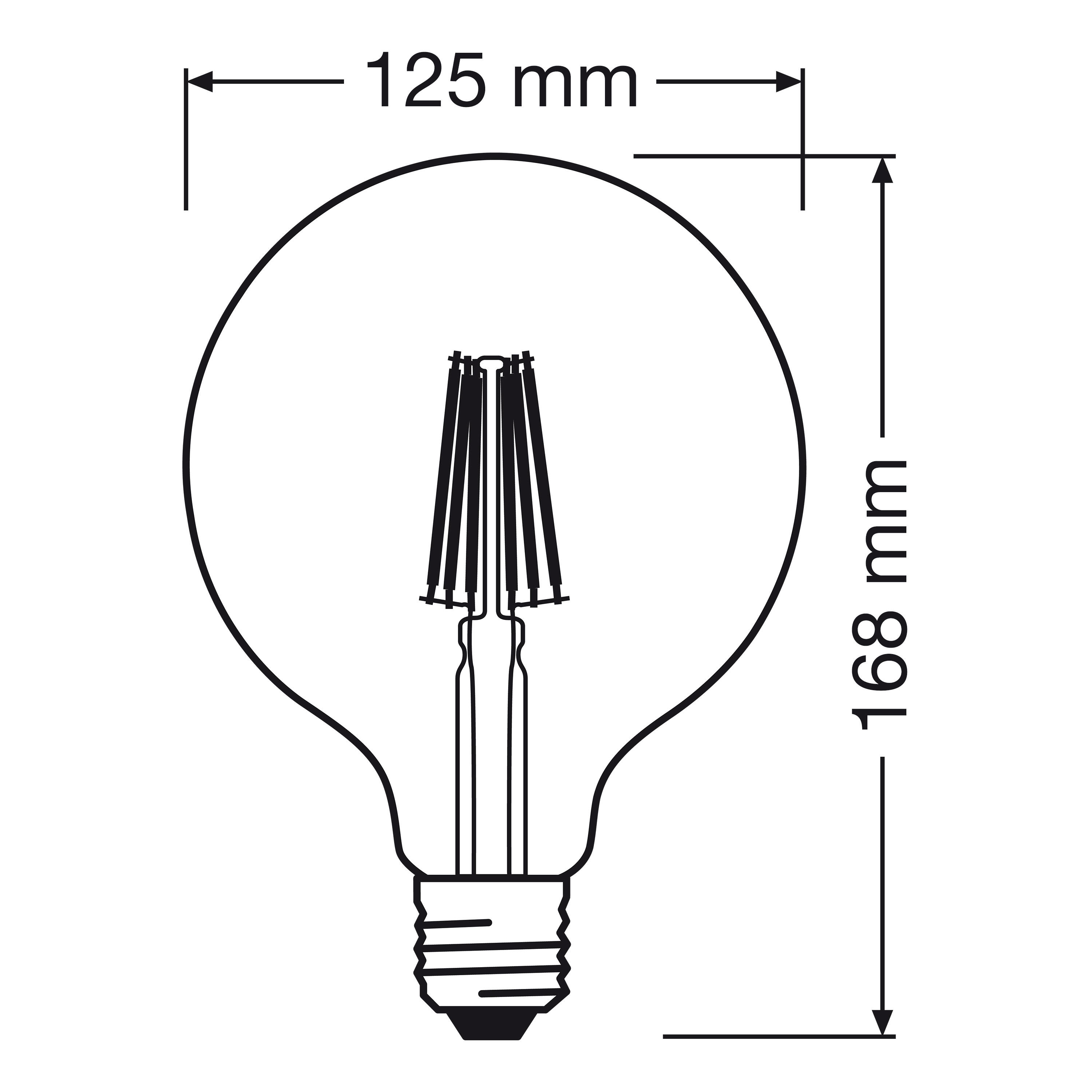 Żarówka LED E27 7,2 W 1521 lm Ciepła Biel Lexman Klasa A - 2