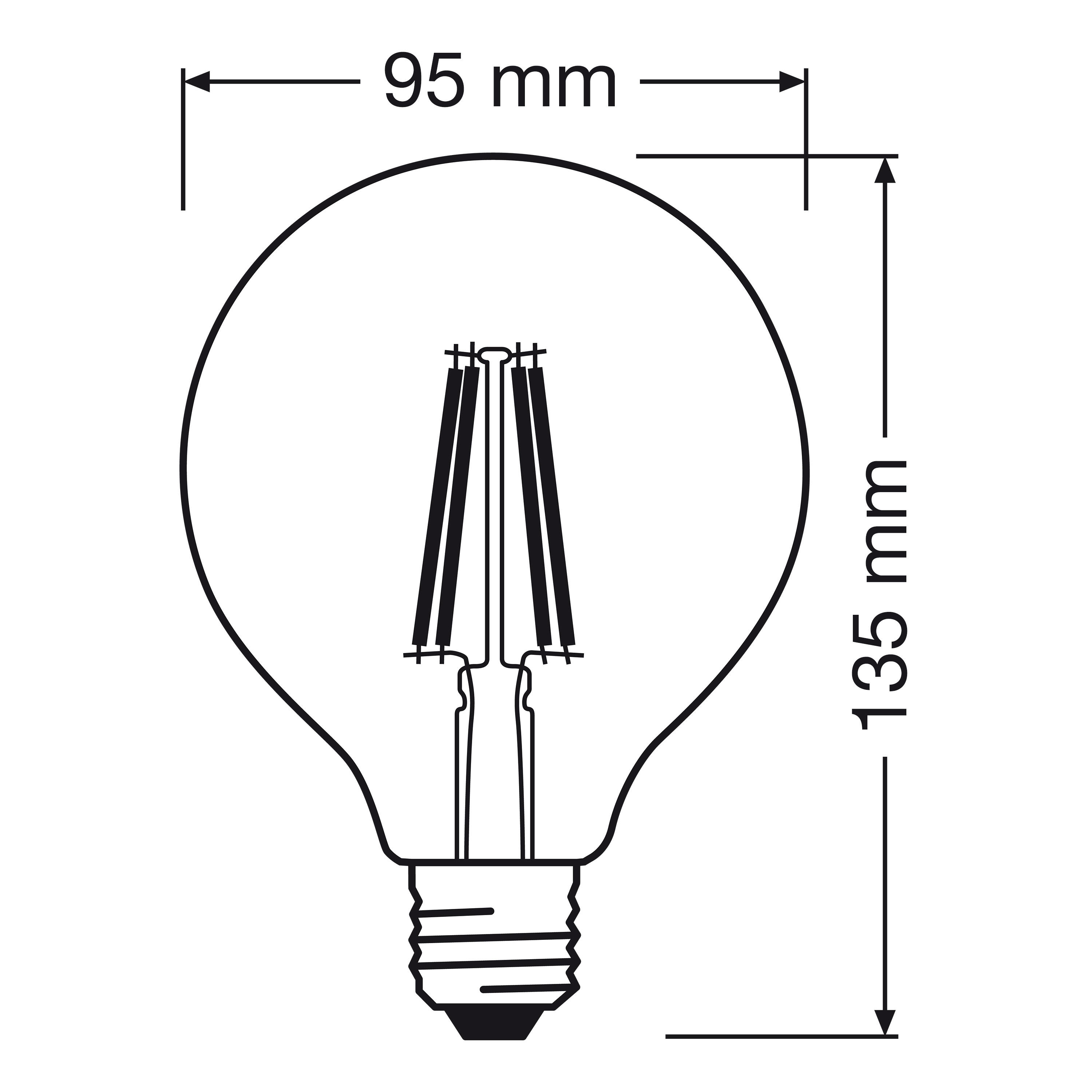 Żarówka LED E27 5.9 W 806 lm Ciepła biel Lexman - 2