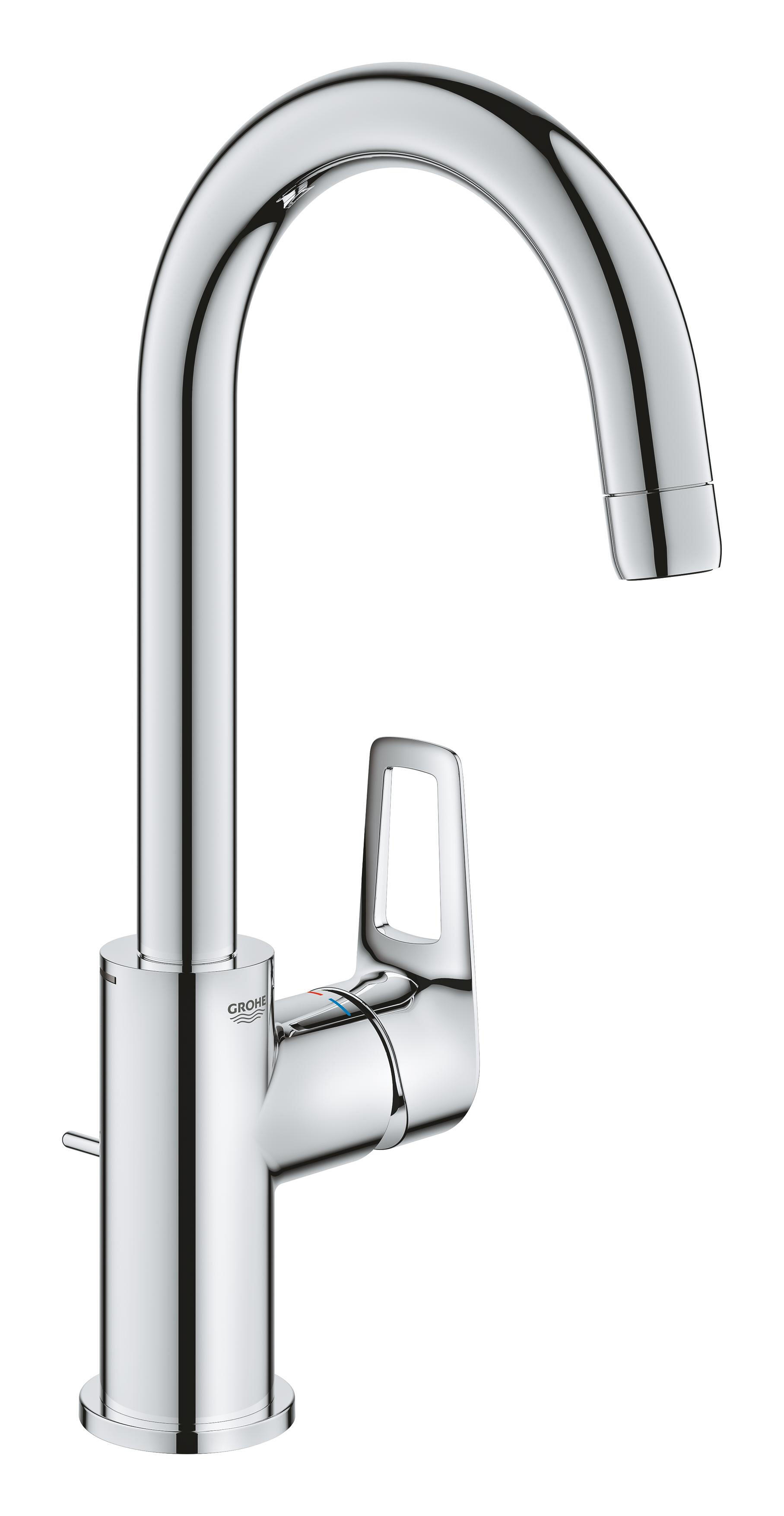 Mitigeur de lavabo bec pivotant 360° chrome, Start Loop, GROHE - 3