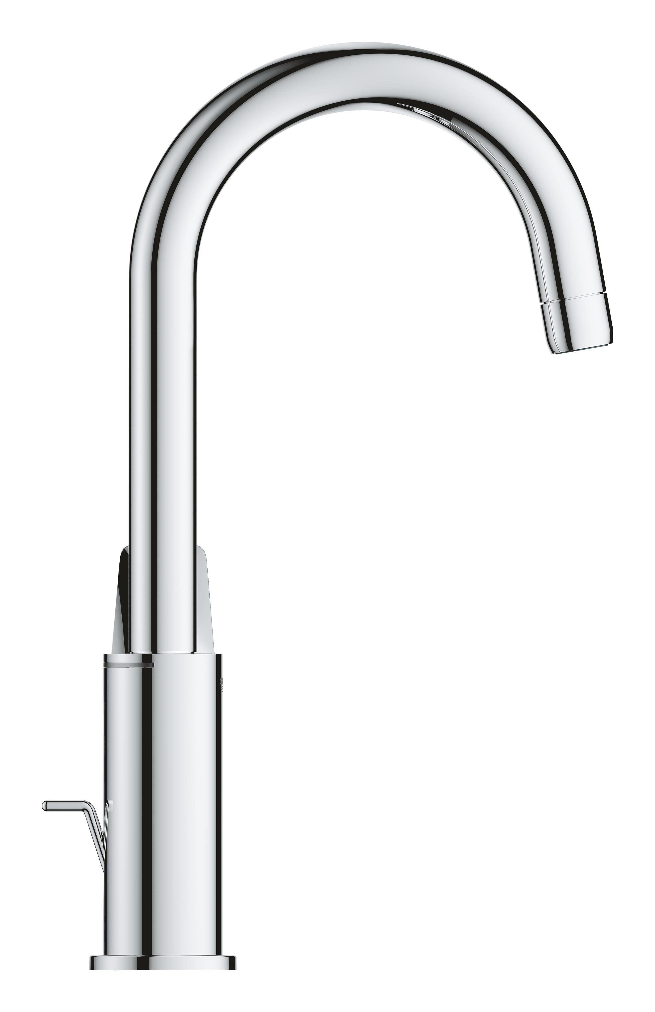 Mitigeur de lavabo bec pivotant 360° chrome, Start Loop, GROHE - 4