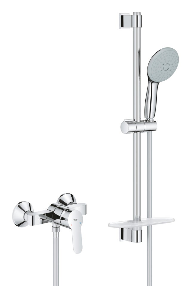 Ensemble barre de douche et robinet mécanique Clova quickfix GROHE
