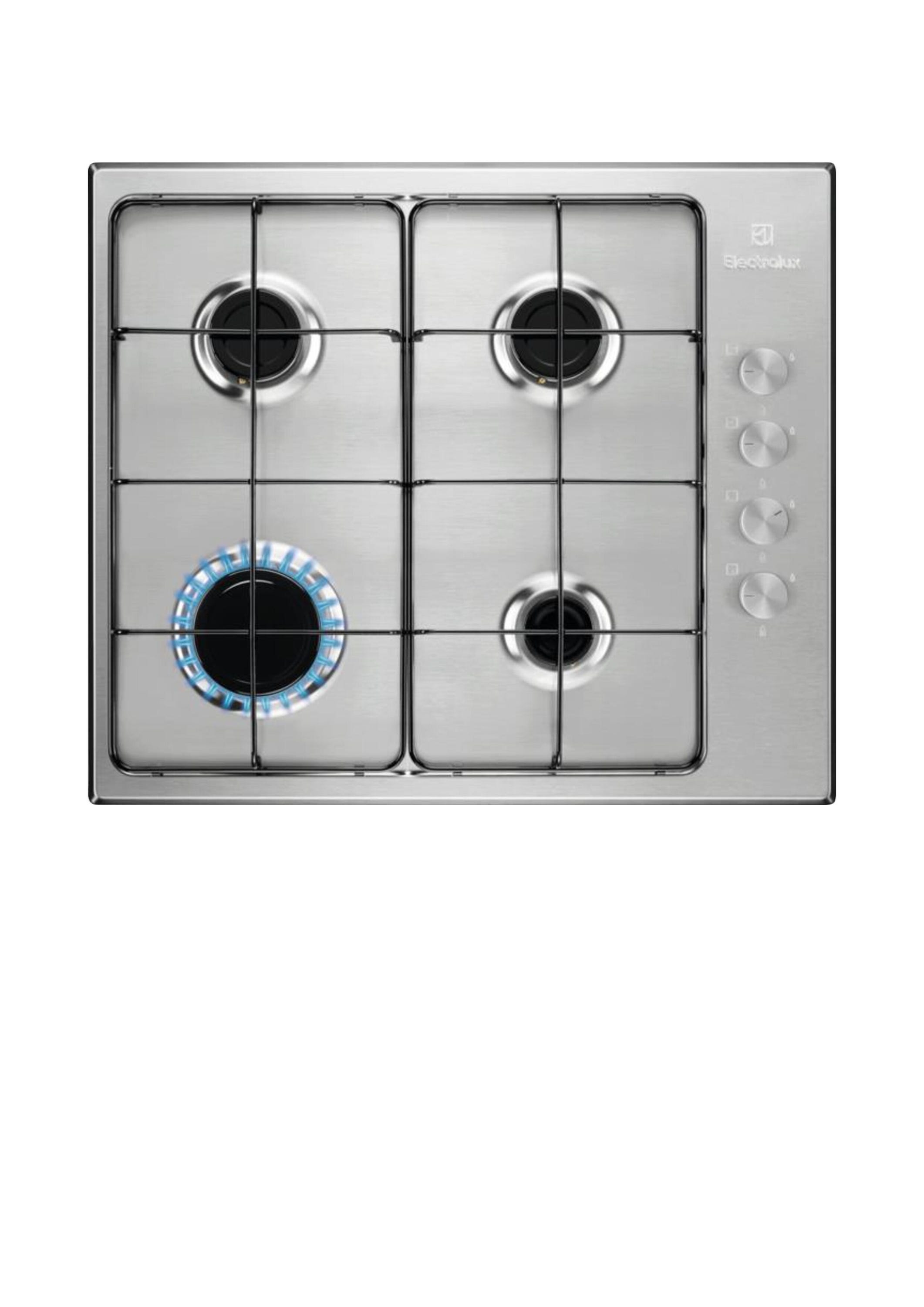 Piano Cottura Gas Electrolux EGS6424X - 4 Fuochi, Acciaio Inox, Incasso 60 Cm - Foto 10