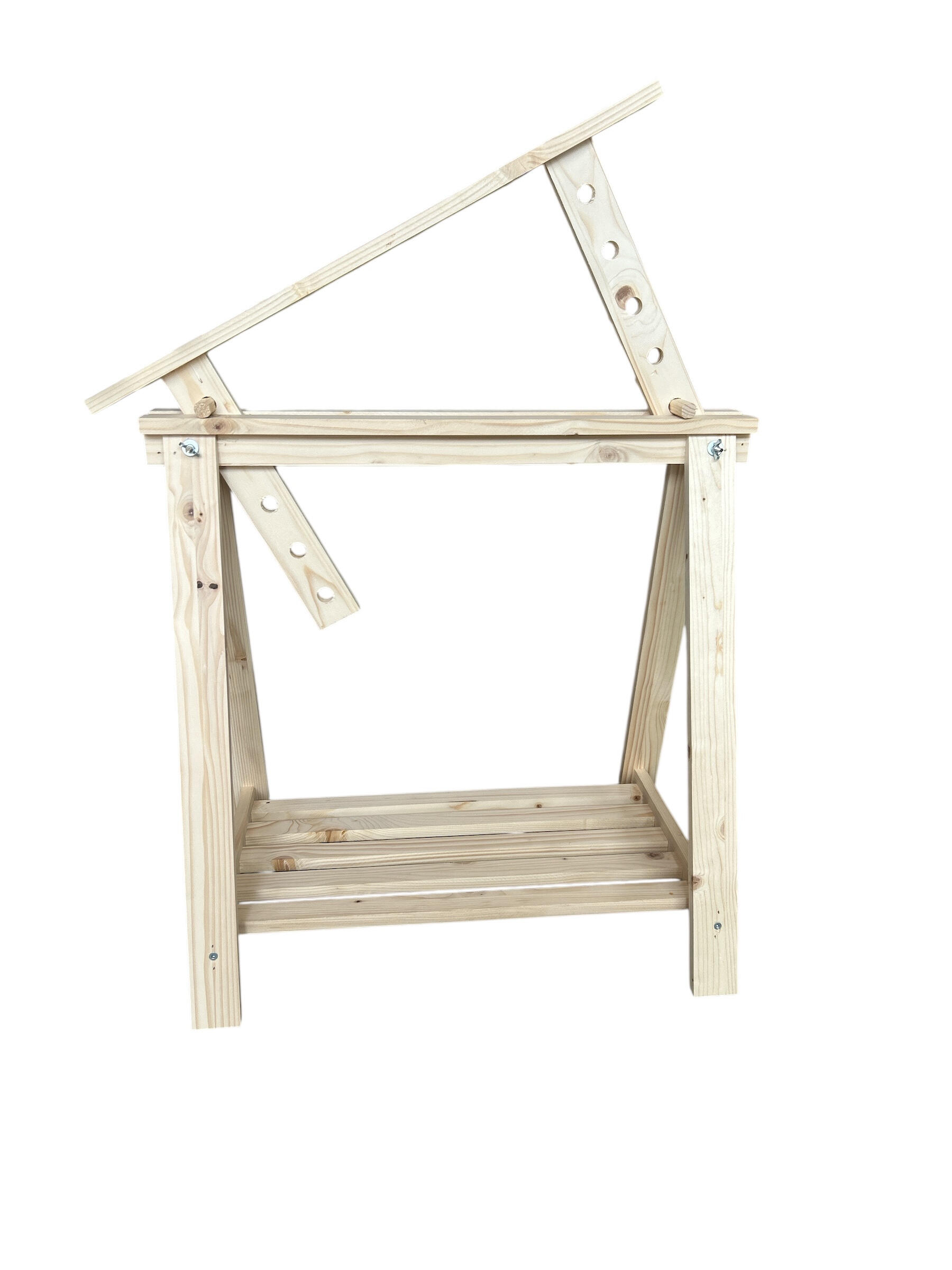 Cavalletto abete ARCHITETTO L 70 x P 45 x H 70 cm legno naturale - 4