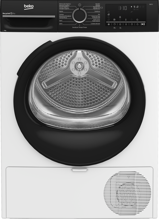 Secadora de bomba de calor BEKO BM3T49240W 9Kg de capacidad clase C blanco