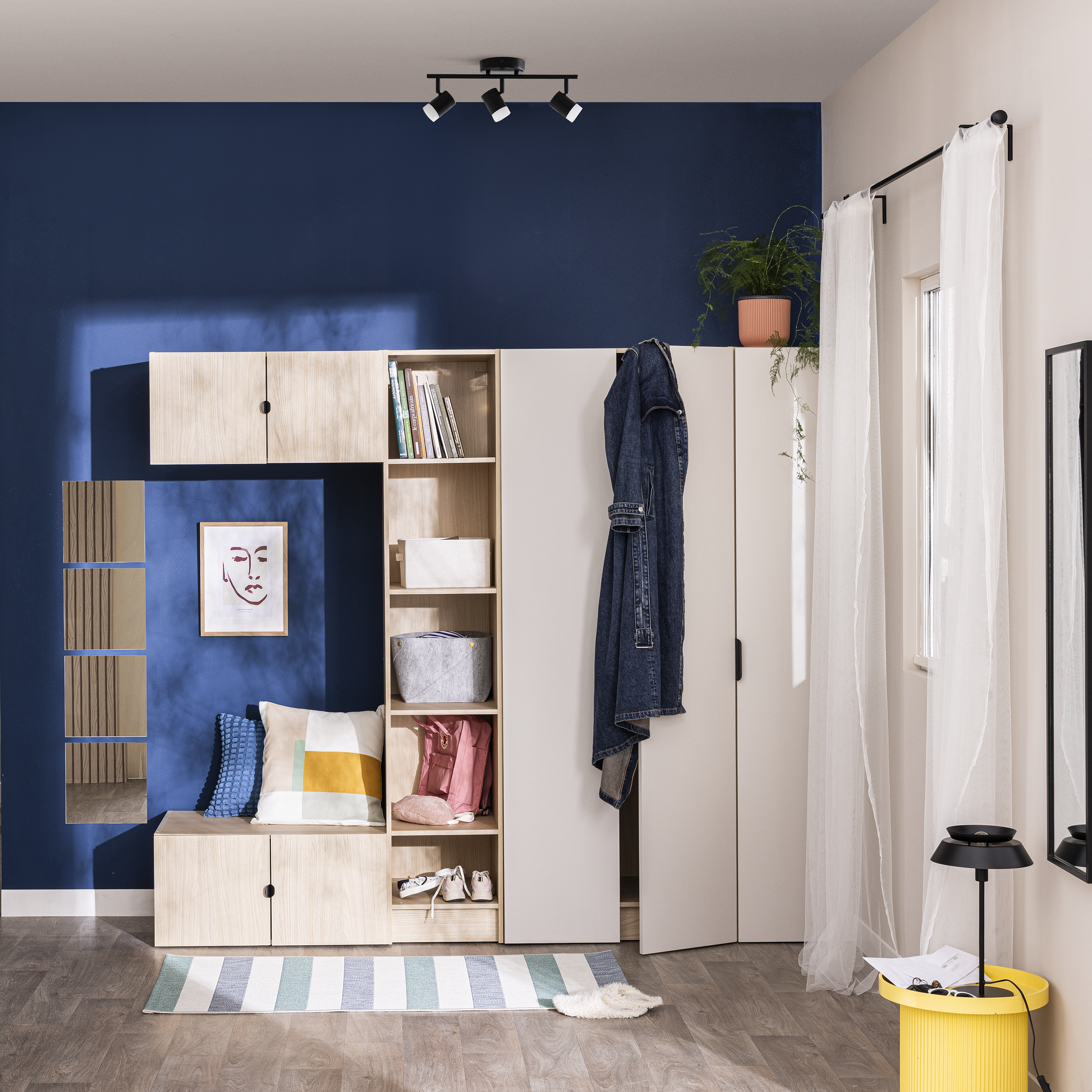 Módulo 38,4x80x54 cm carvalho Spaceo Evo'M - 7