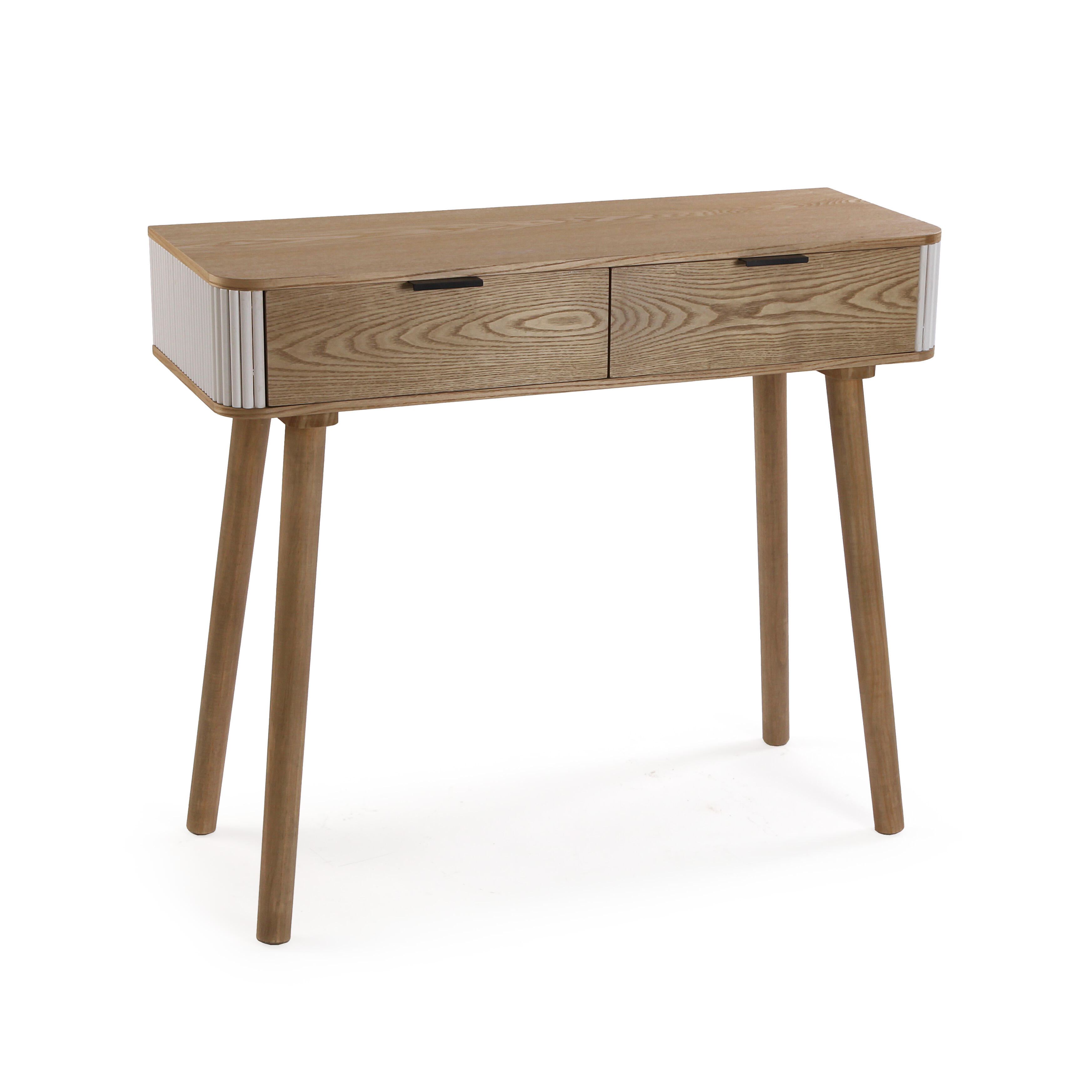 Consola leiah con dos cajones 90 cm