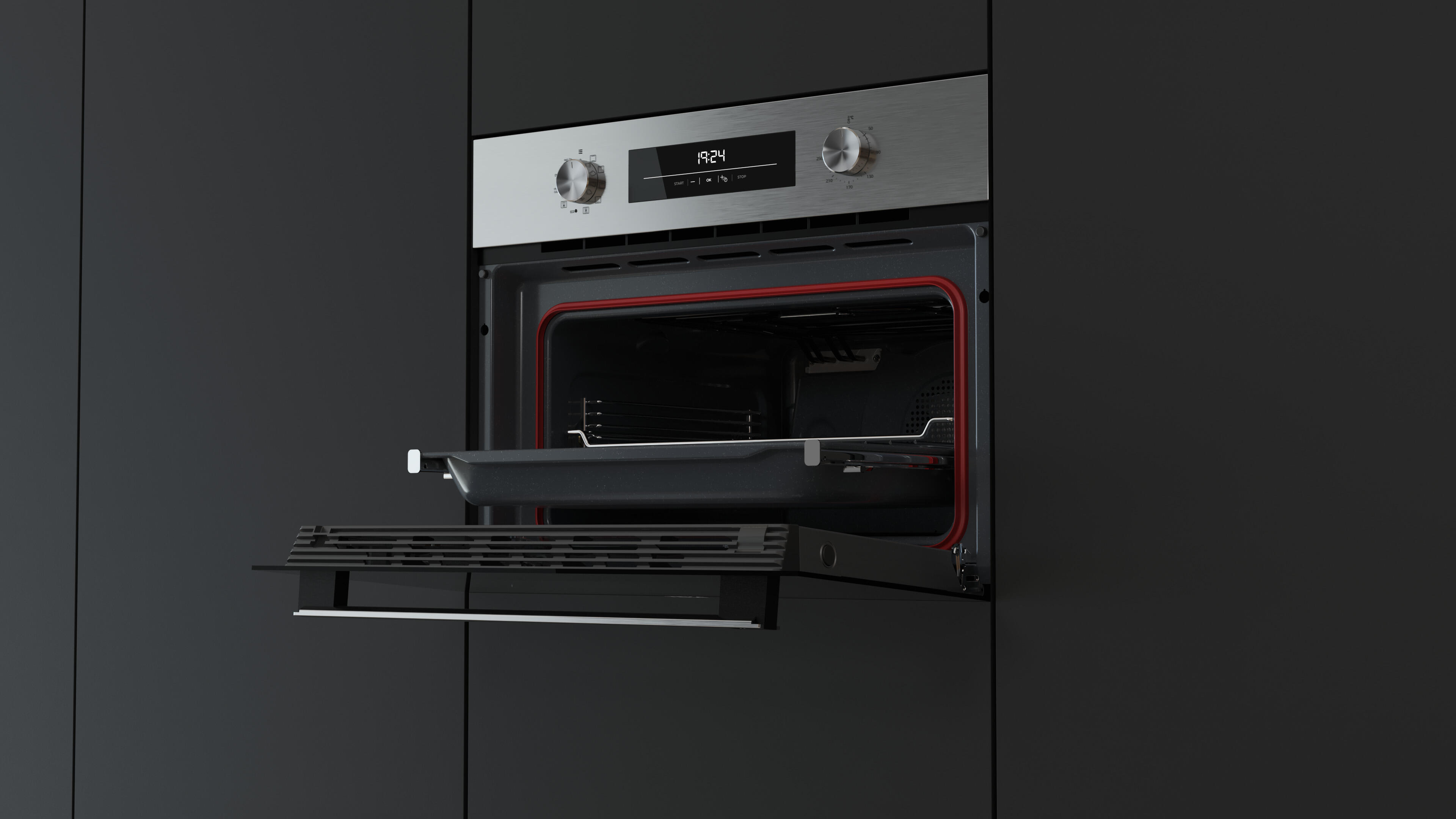 Horno TEKA COMPACTO HSC 6350 SS NEO multifunción 45 litros Hidrólisis INOX Clase A+ - 3