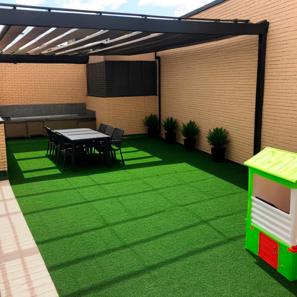 Rolo de relva artificial XAMANEK SINTRA 24MM 1X5 27300 pontadas m2 e 6000 DTex - 3