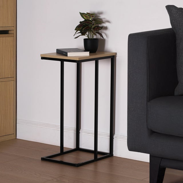 Mesa auxiliar versátil rectangular de mdf  38x67x30 cm
