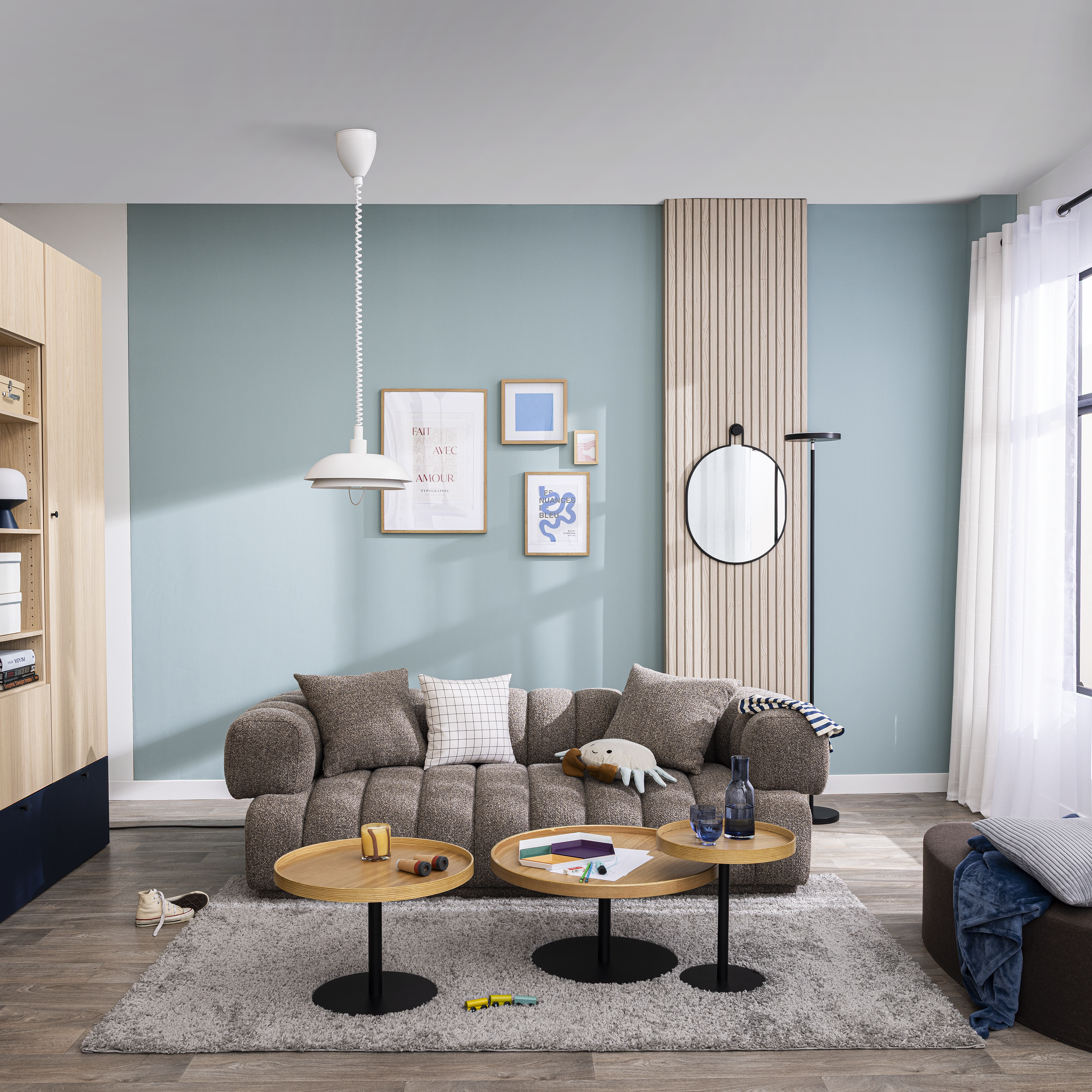 Candeeiro de mesa sem lâmpada GU10 d12 12 cm branco Inspire Tekla - 11