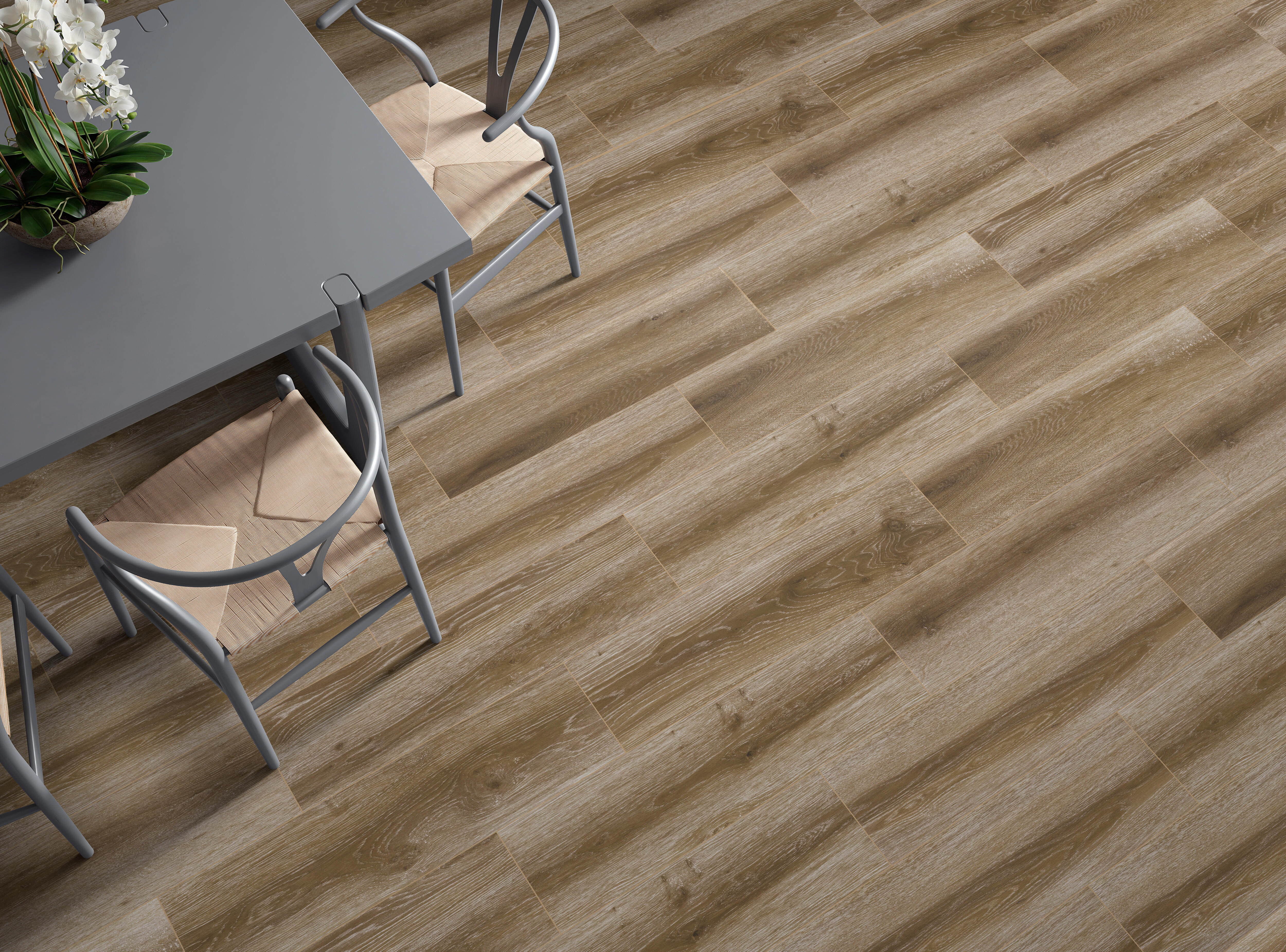 SUELO PORCELÁNICO 24X88CM BOREAL ROBLE MATE - 2