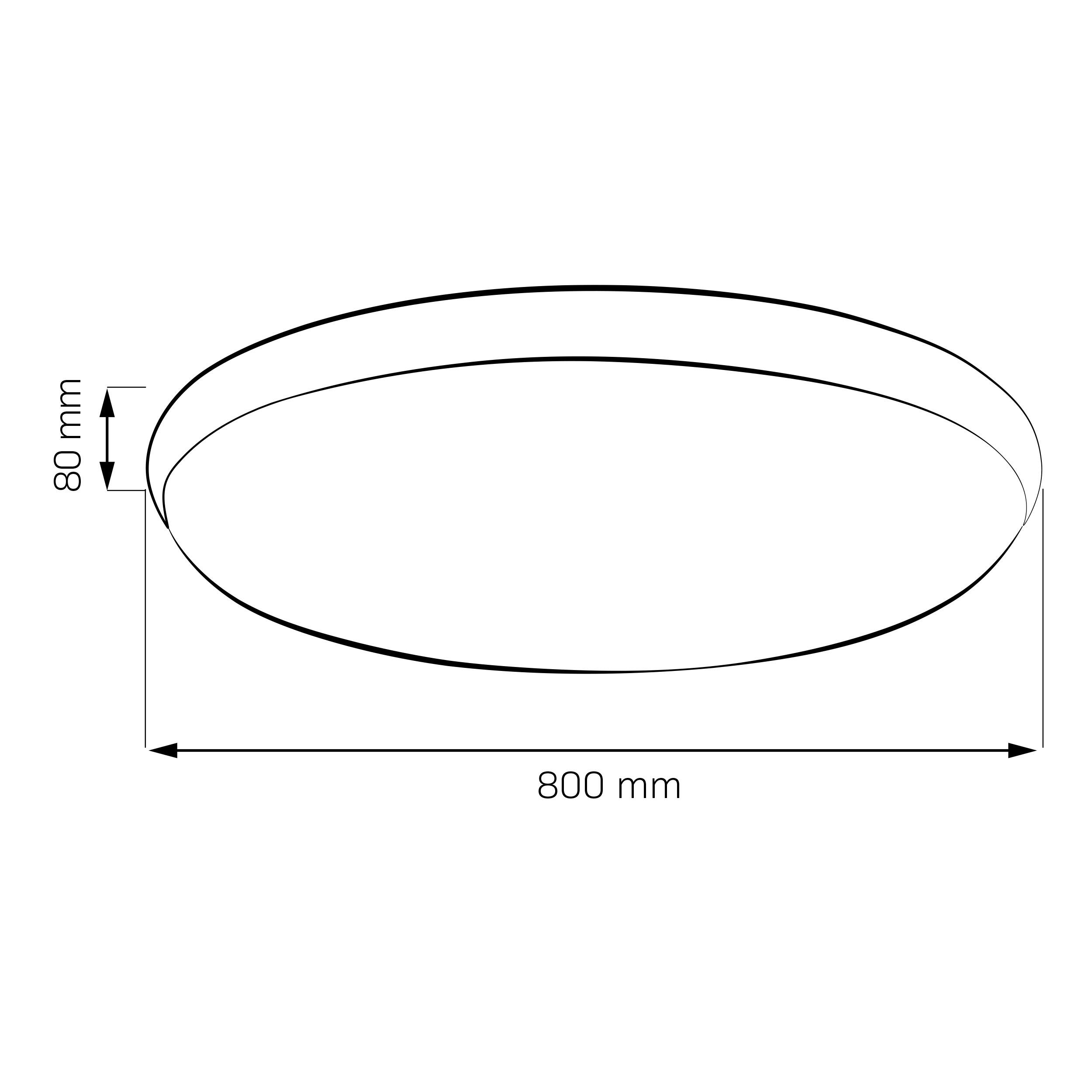 Plafon Kern czarny z pilotem LED Goldlux - 3