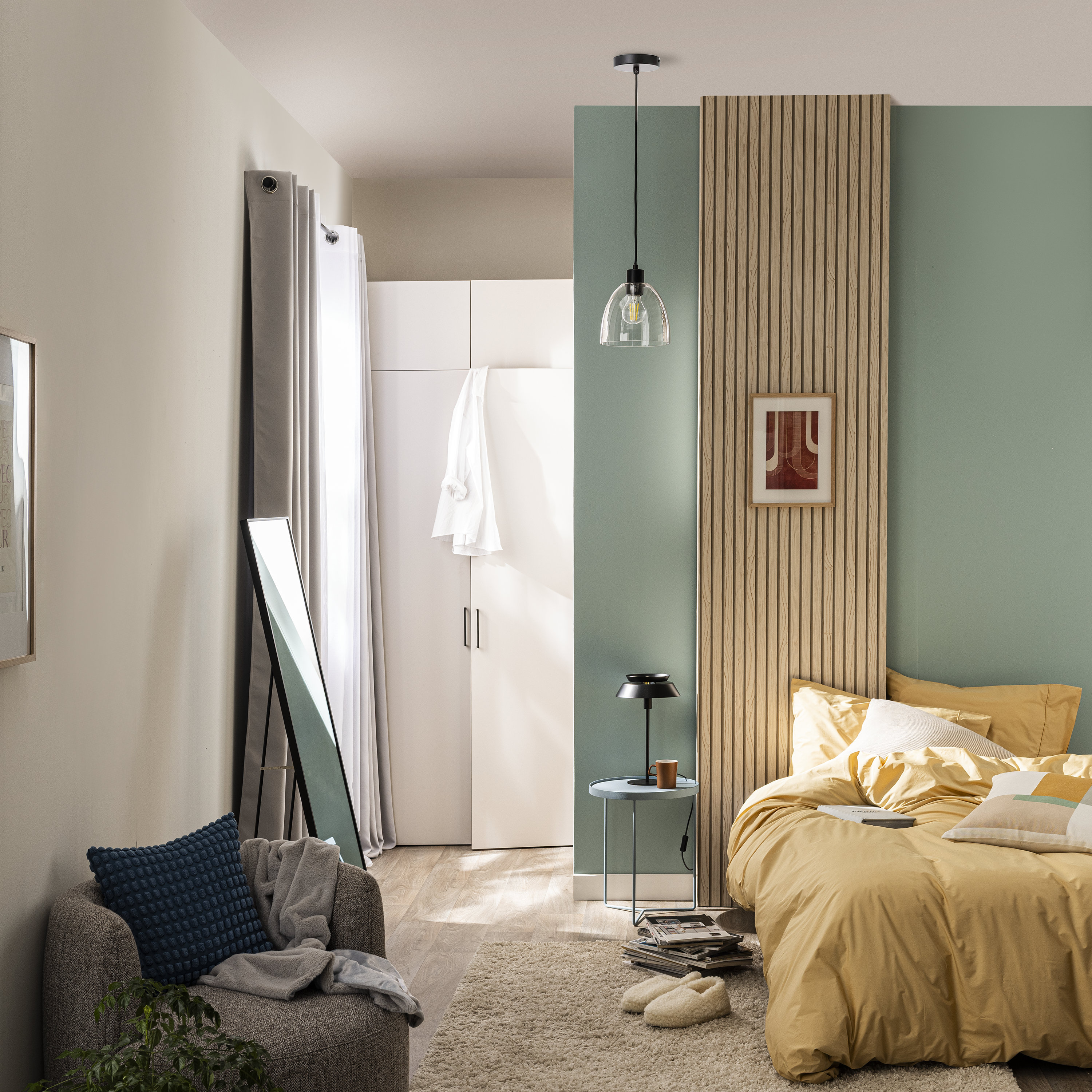 Cortinado fita Polyone 200x280cm branco Inspire - 21