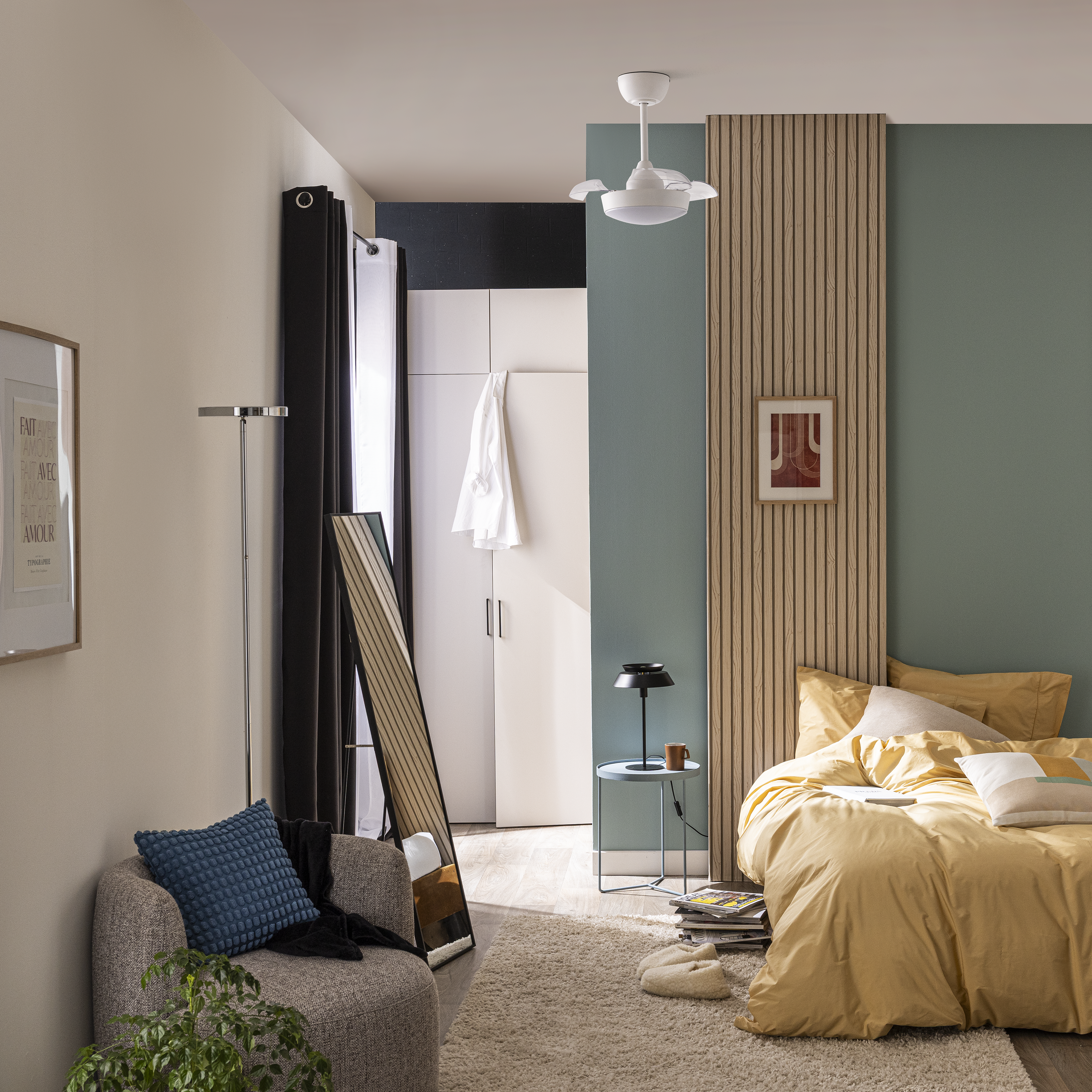 Cortinado fita Polyone 200x280cm branco Inspire - 19