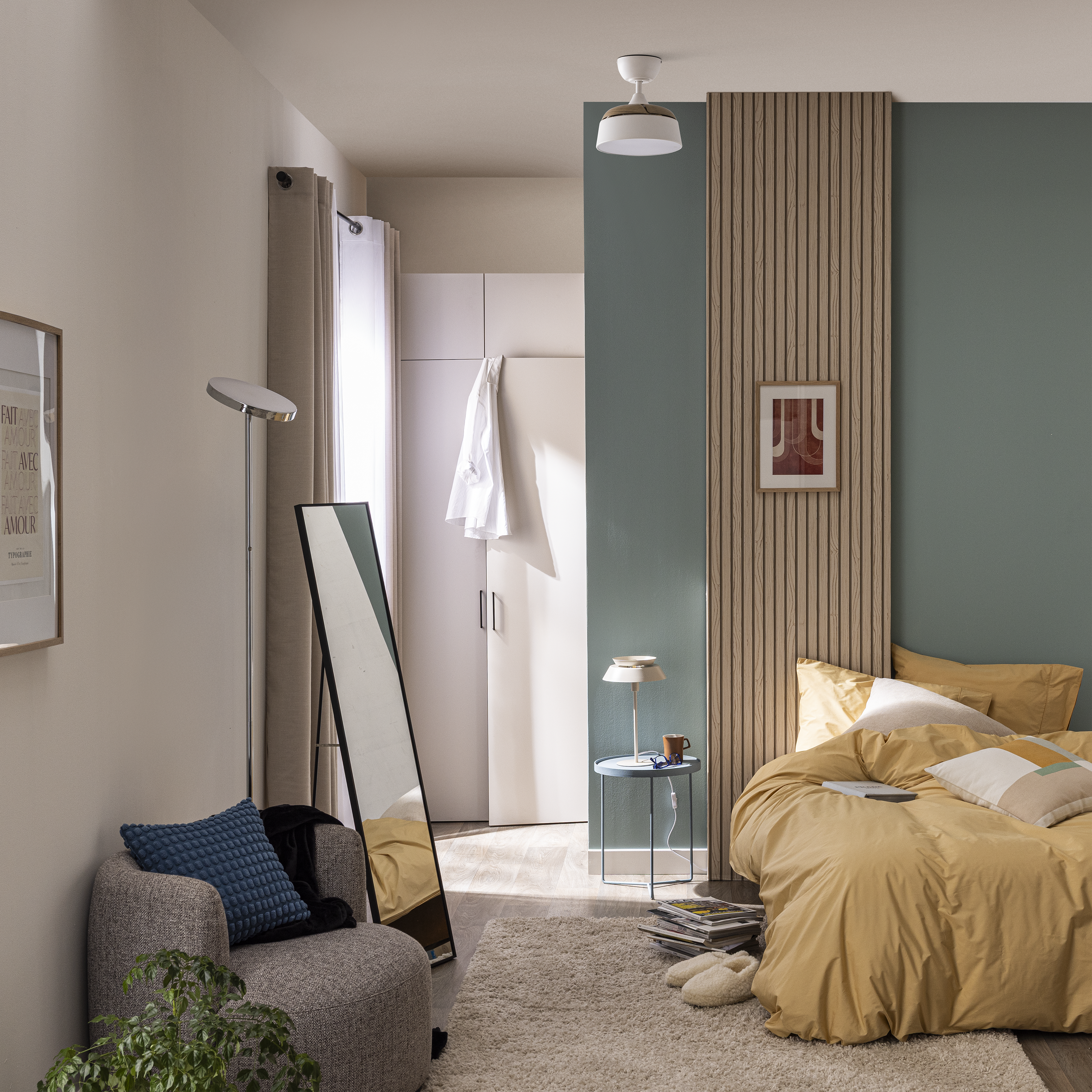 Cortinado fita Polyone 200x280cm branco Inspire - 18