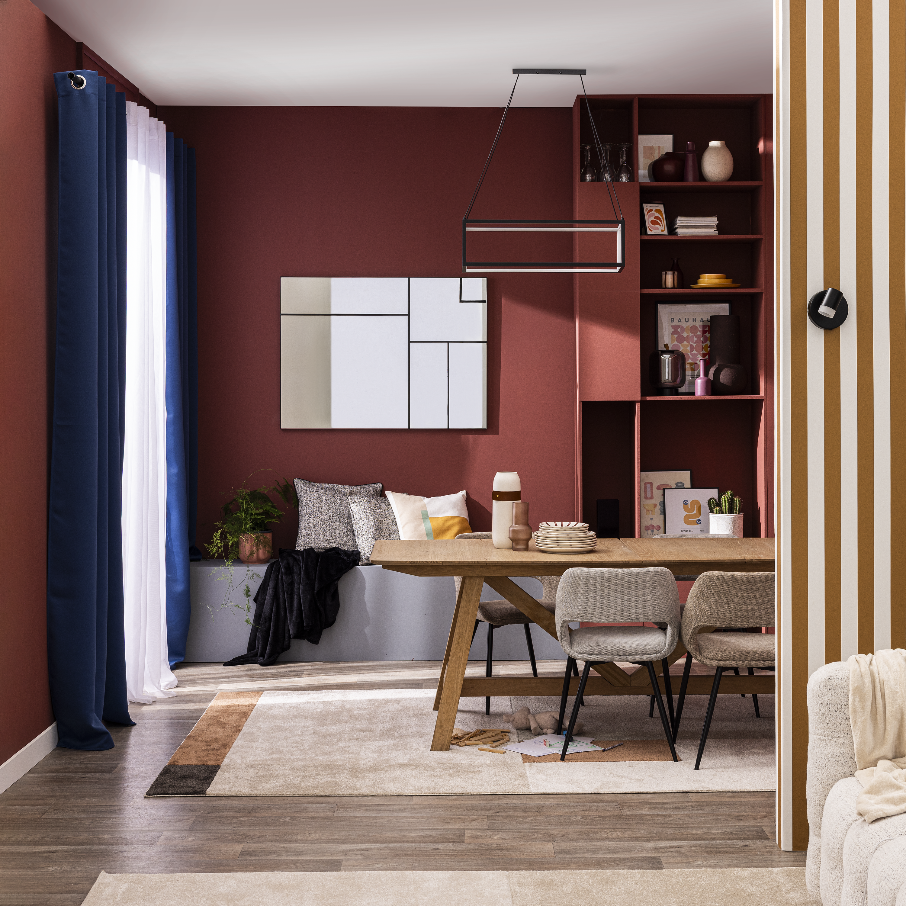 Cortinado fita Polyone 200x280cm branco Inspire - 16