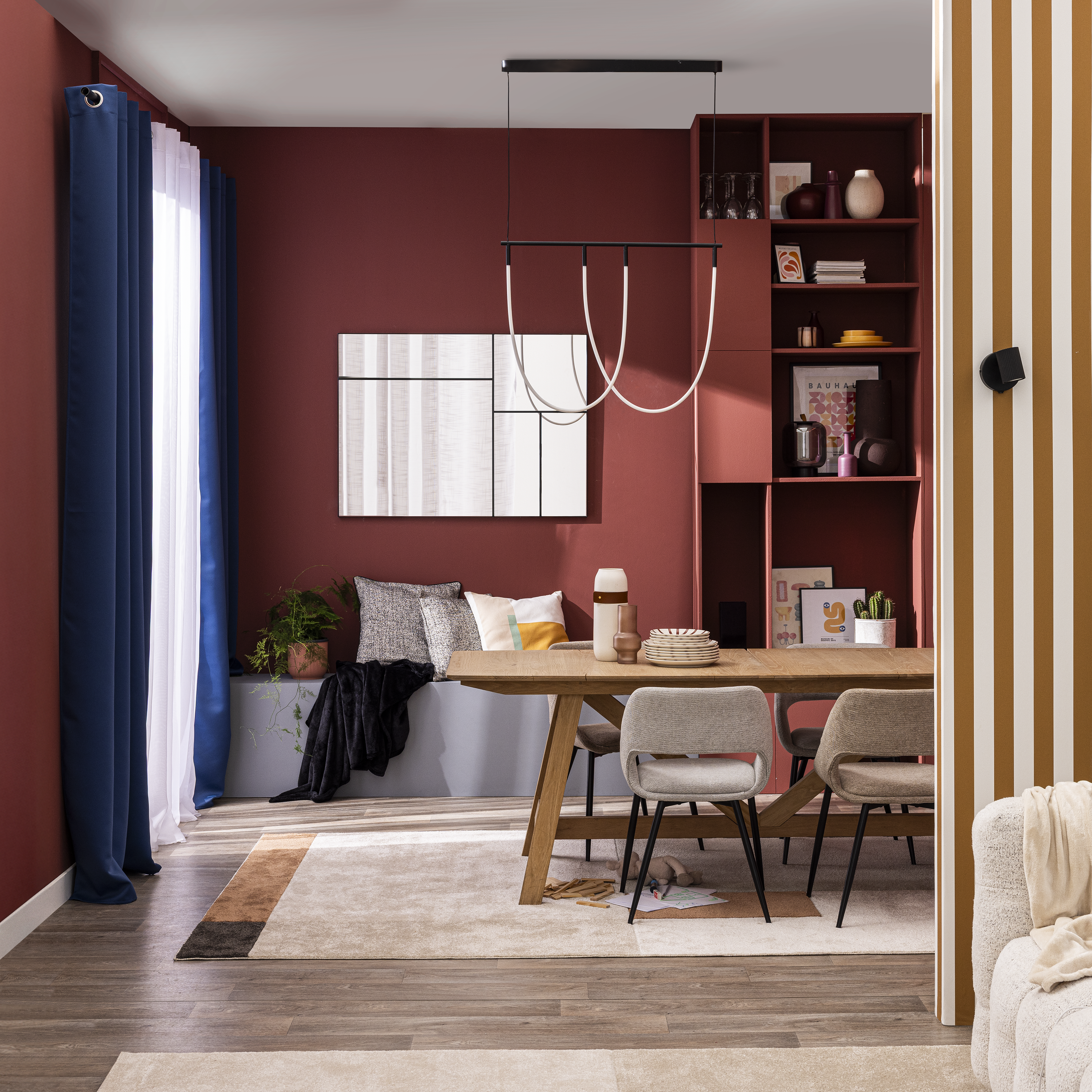 Cortinado fita Polyone 200x280cm branco Inspire - 15