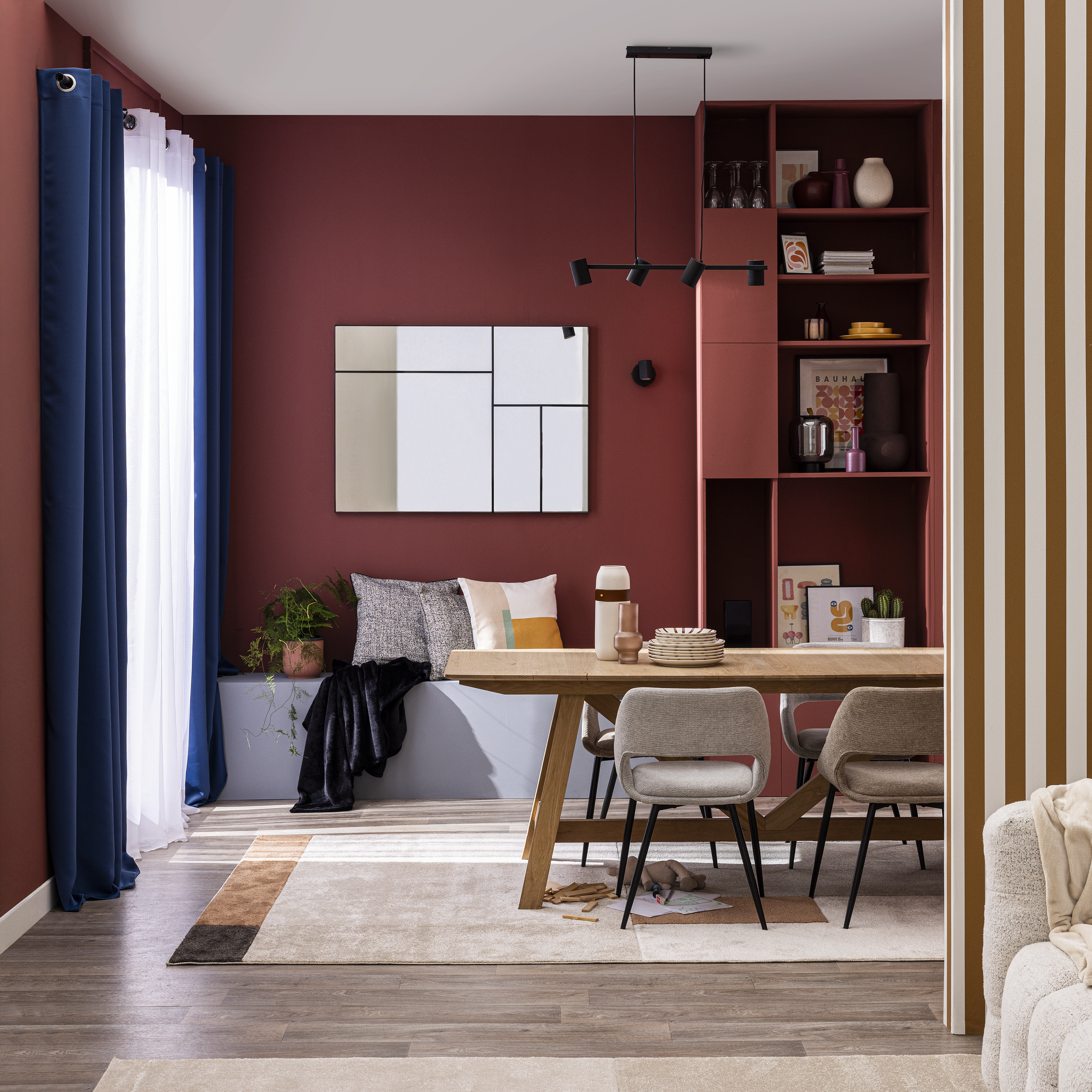 Cortinado fita Polyone 200x280cm branco Inspire - 14