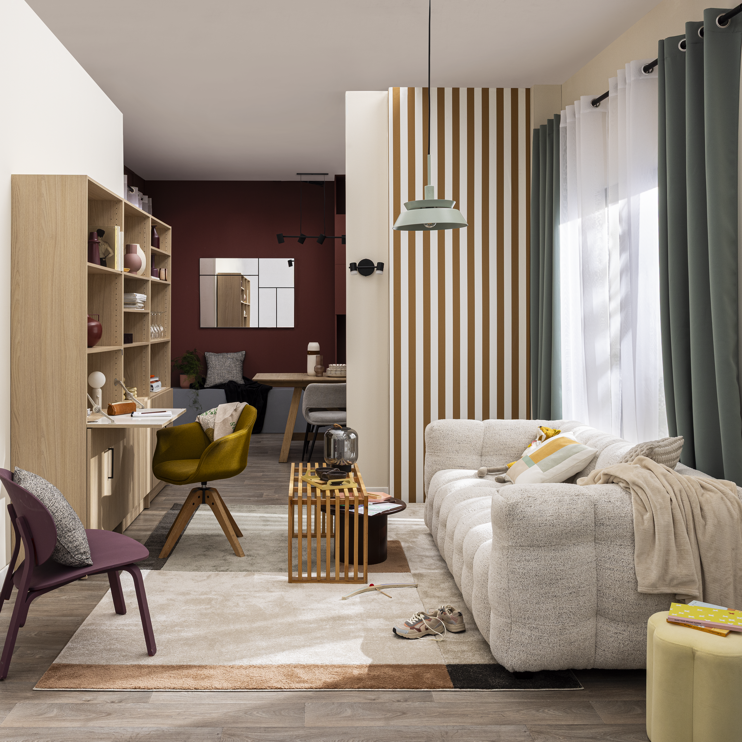 Manta franela New Kieran rectangular INSPIRE poliéster liso beige de 200x220 cm - 7