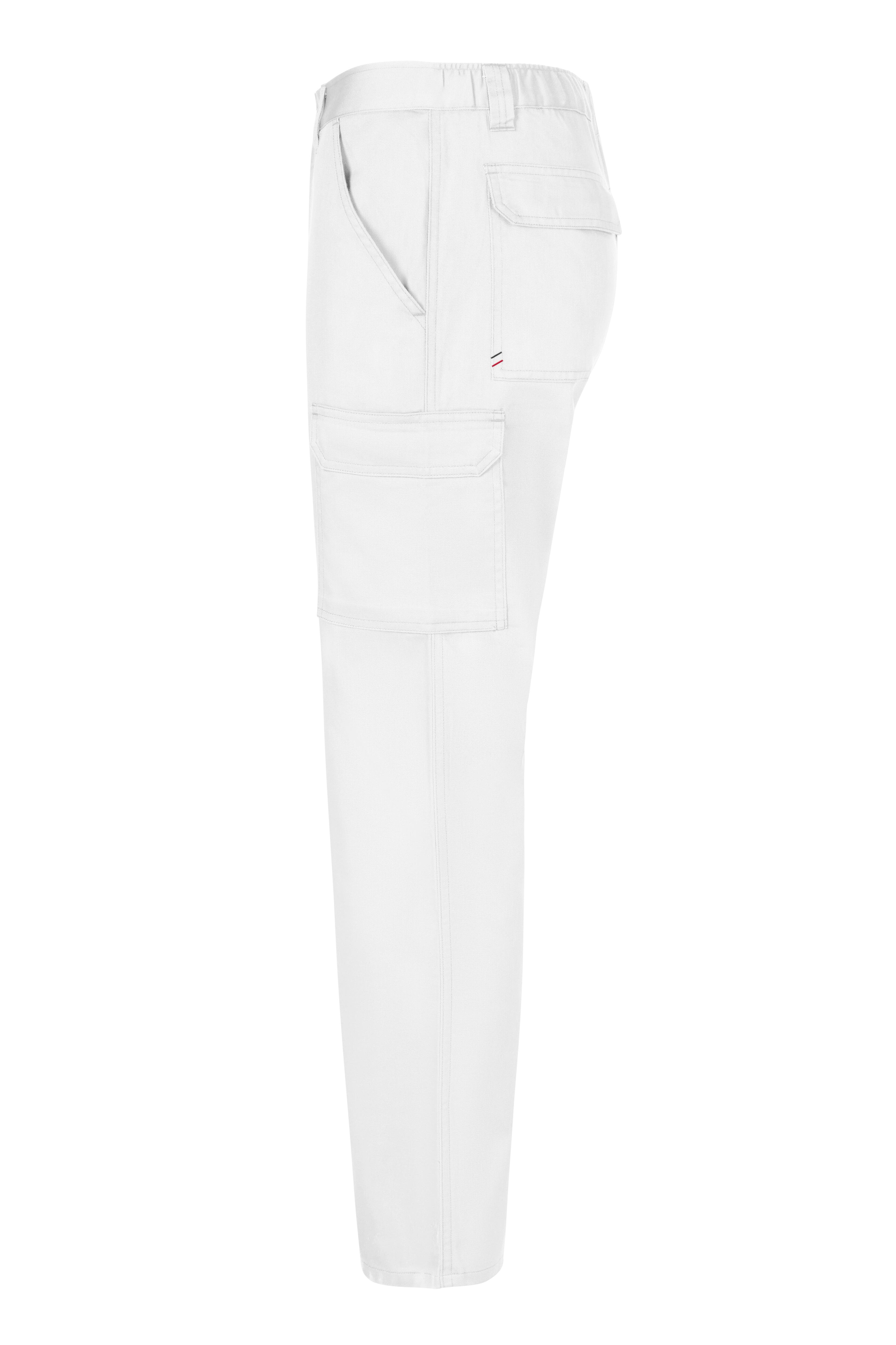 PANTALON DE TRABAJO MULTIBOLSILLOS BLANCO TALLA 48 VELILLA  - 4