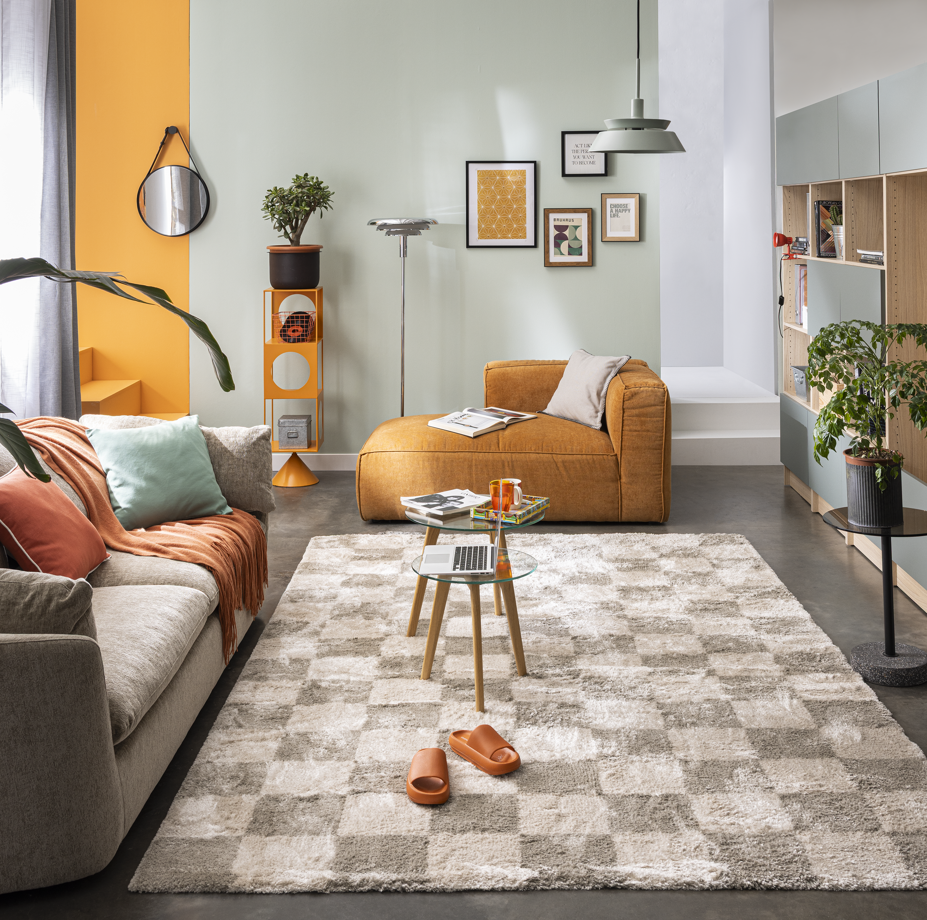 Lampadaire Prunella, fer, argent,  H.150 cm INSPIRE, E27 - 4