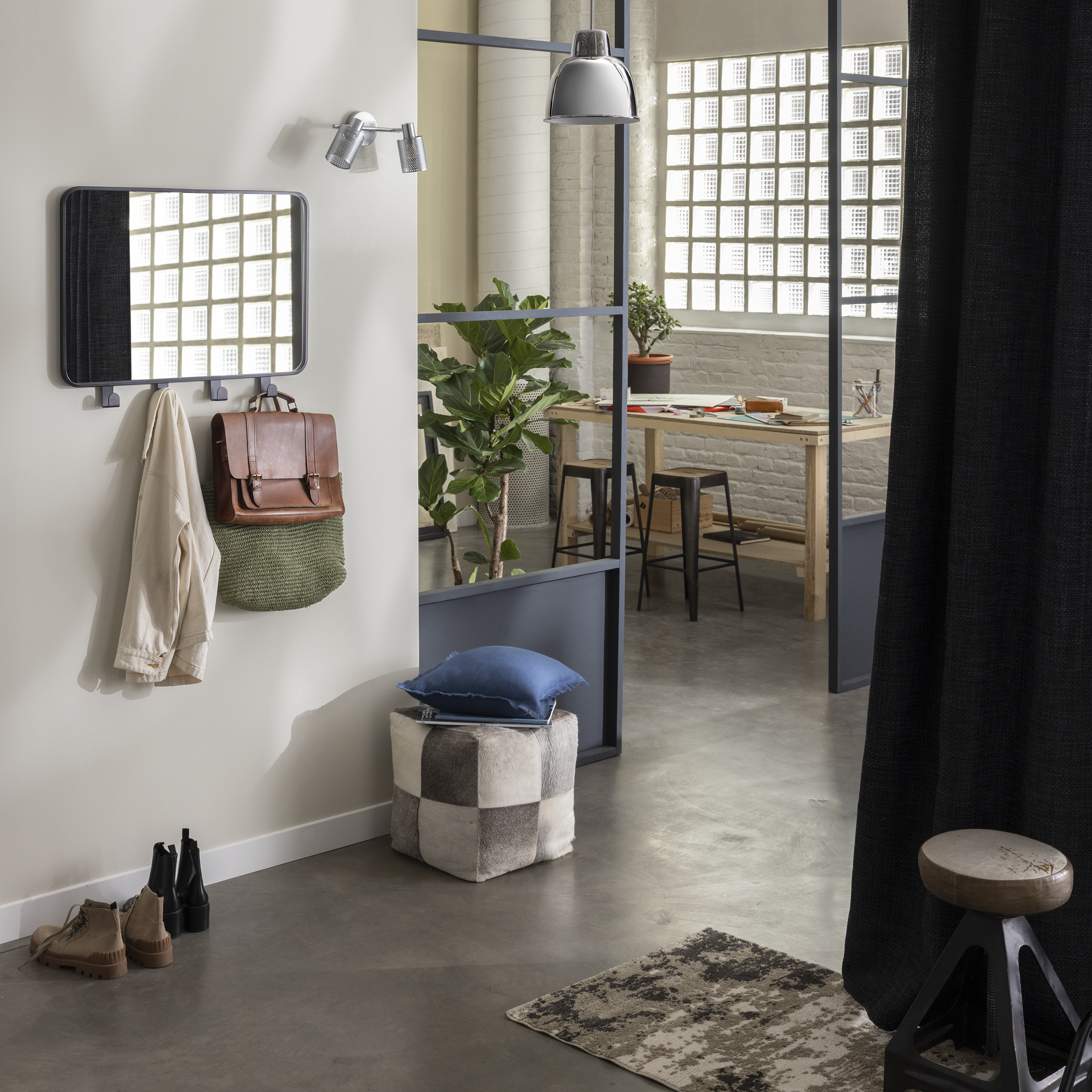 Lampa wisząca Melga chrom E27 Inspire - 2