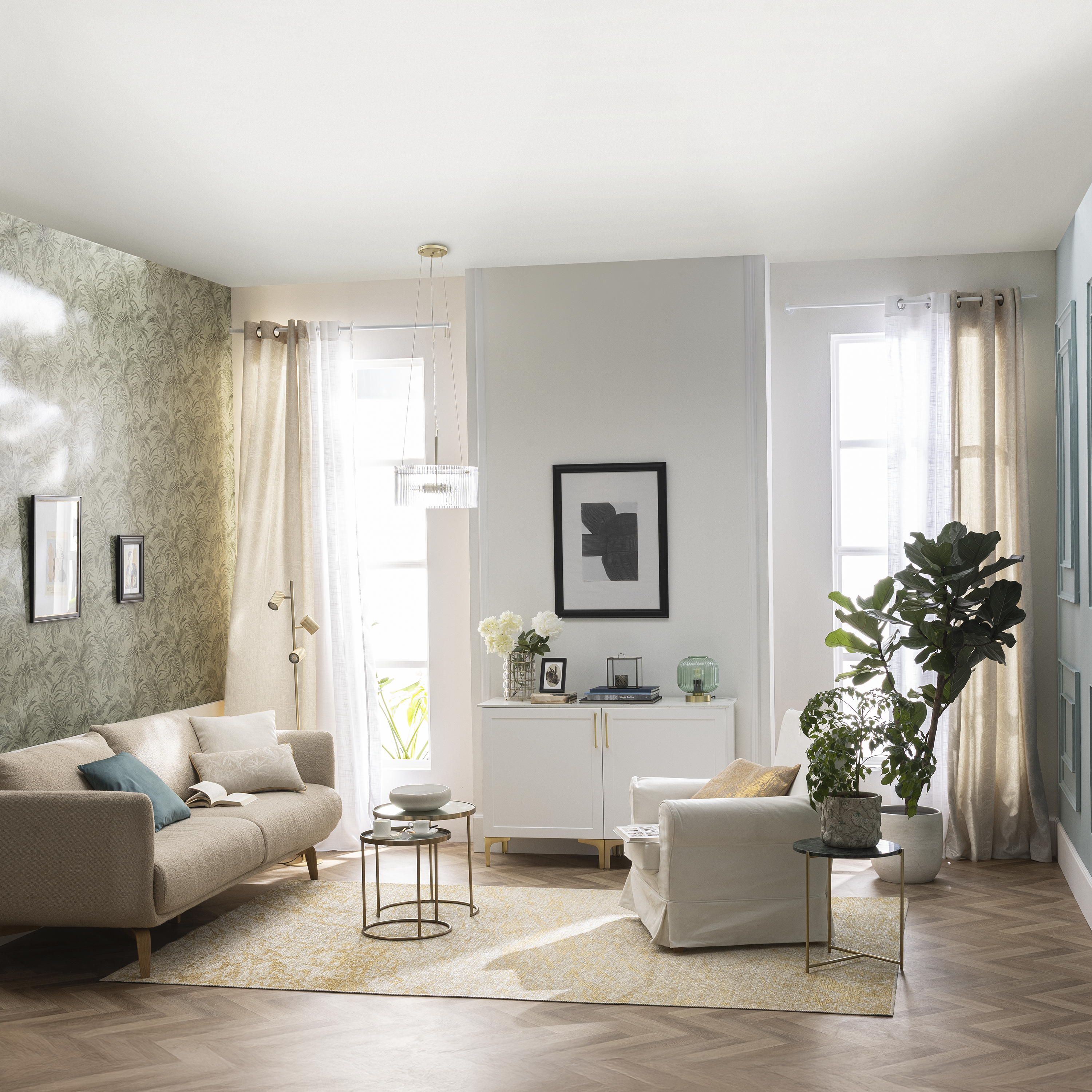 Lampa wisząca Agrippina złota 3 x E27 Inspire - 4