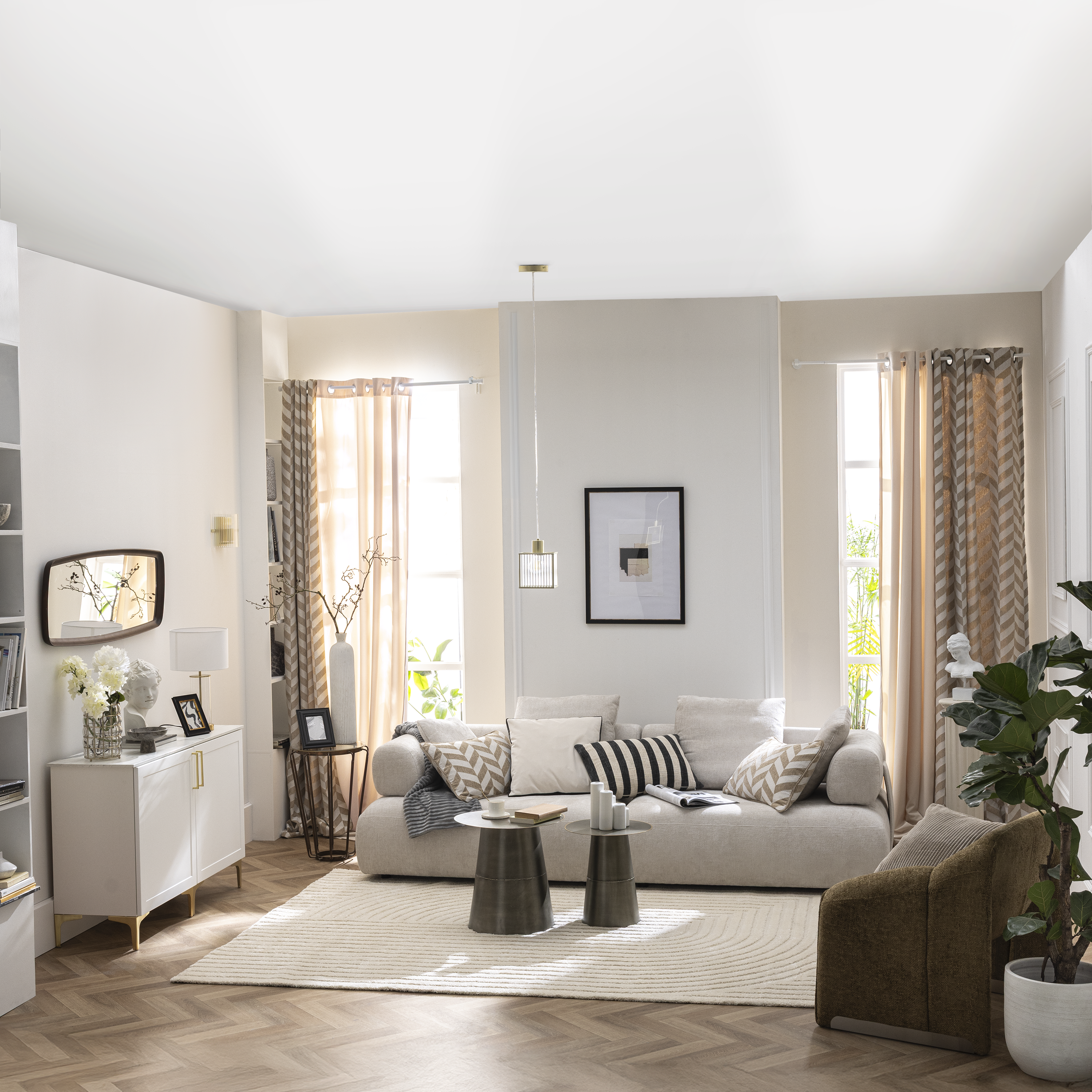 Espelho com moldura NEO WALNUT 45X120 cm Inspire - 10