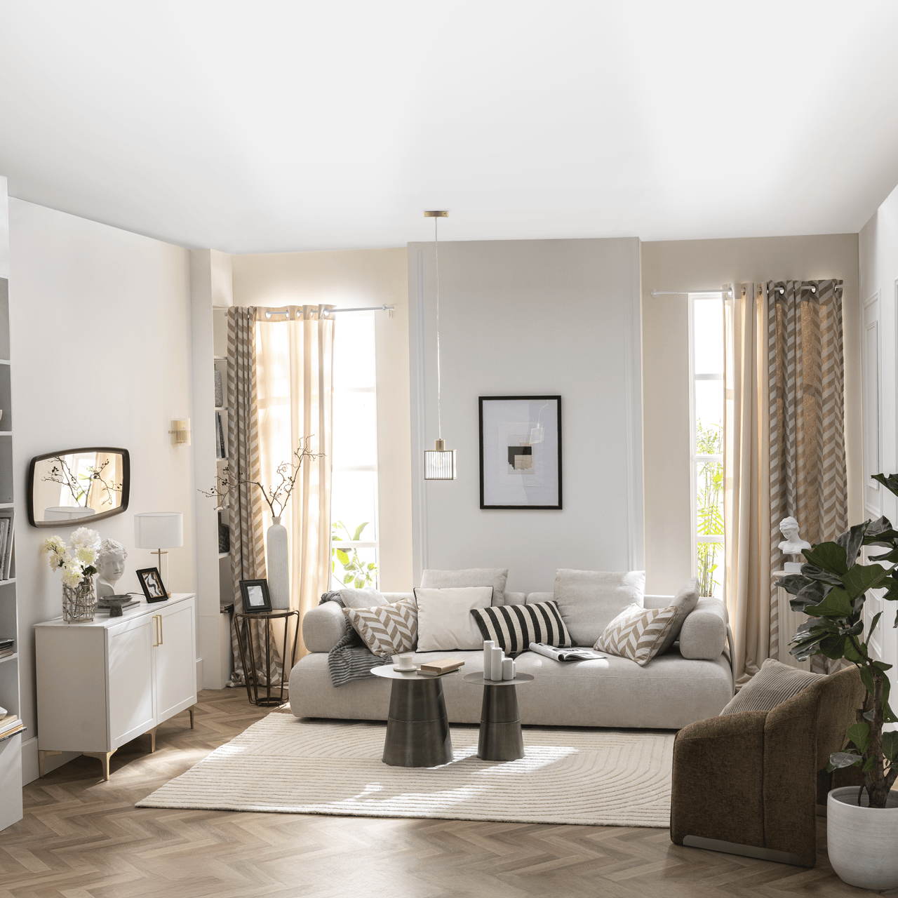 Diapositive Elegancia moderna en chenilla