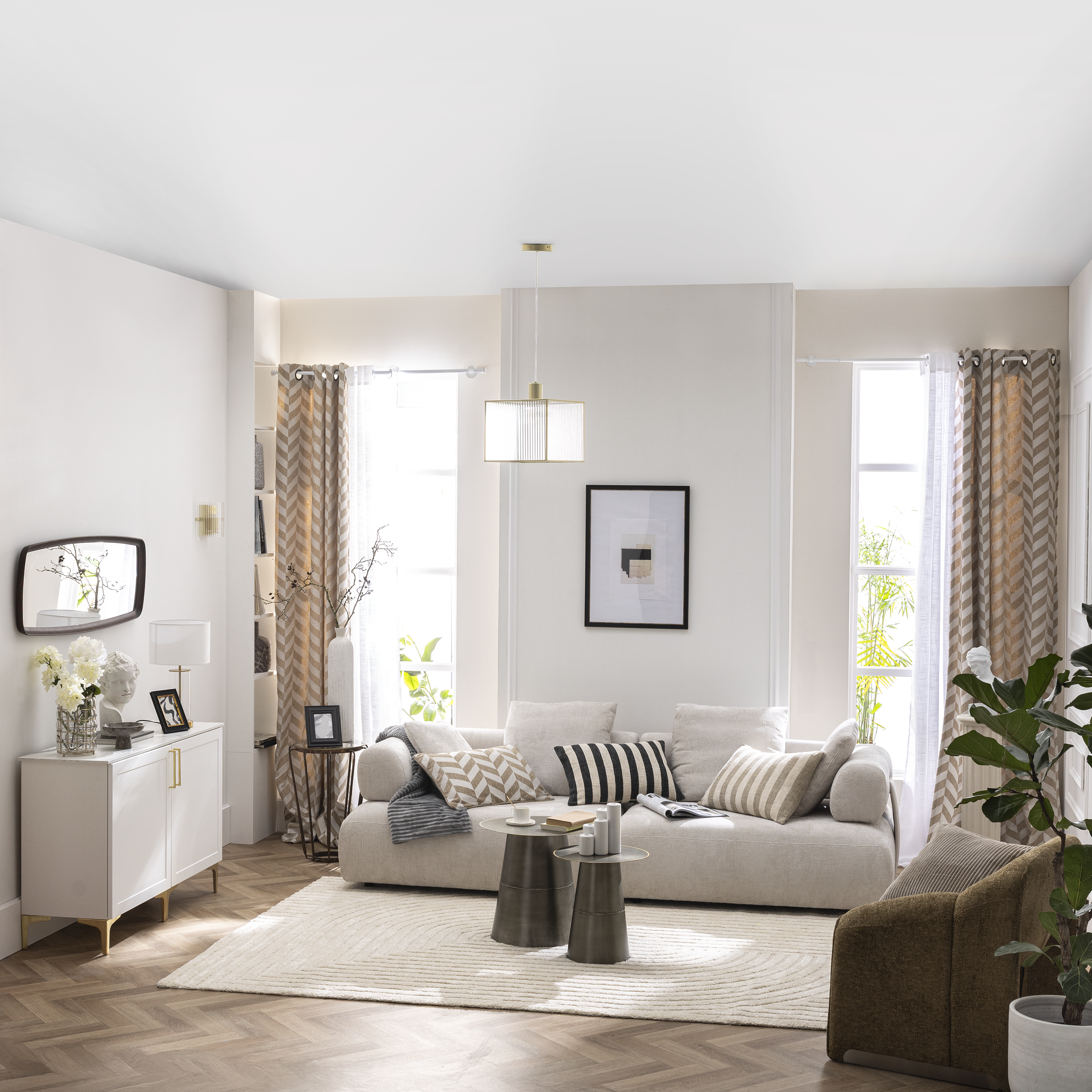 Almofada Magnus 40x60cm bege Inspire - 9