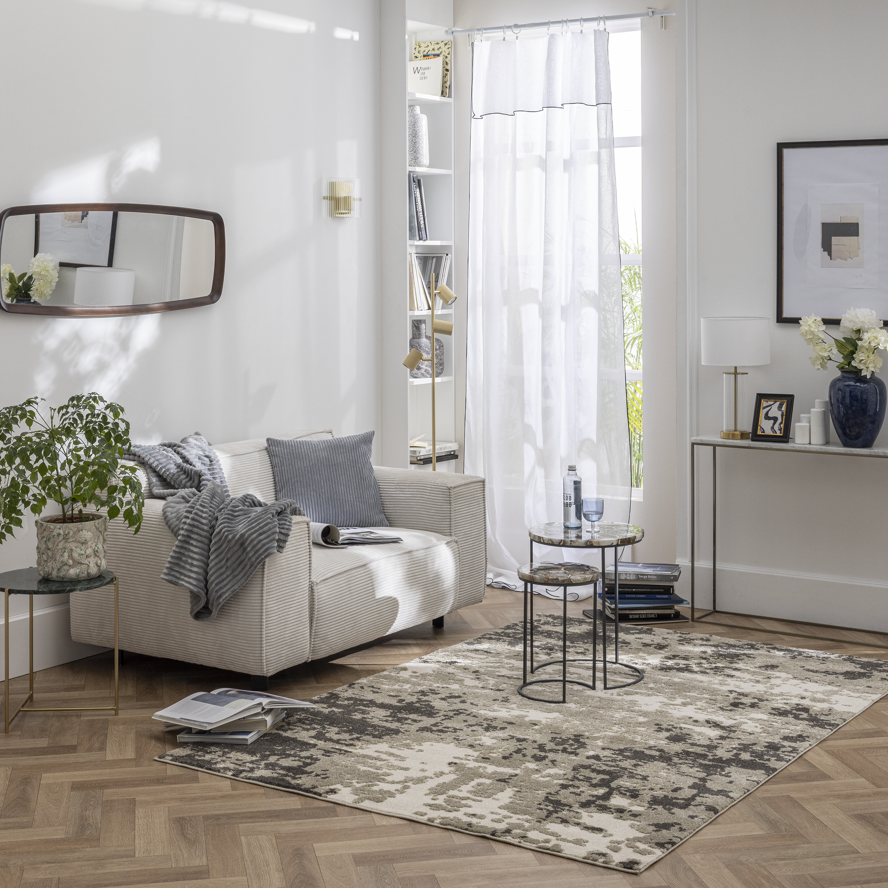 Espelho com moldura NEO WALNUT 45X120 cm Inspire - 2