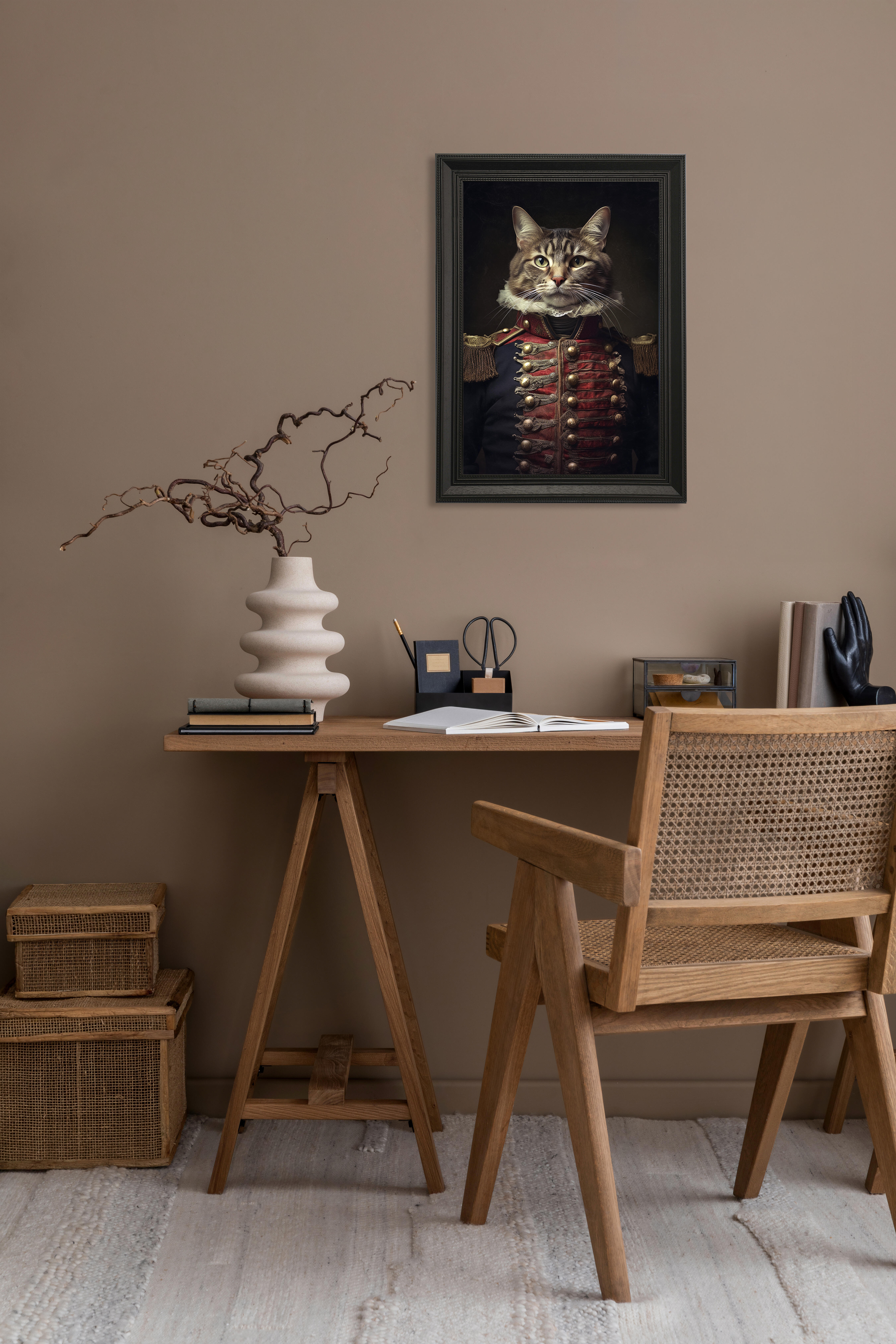 Image encadrée Major l.53.6 x H.73.6 cm