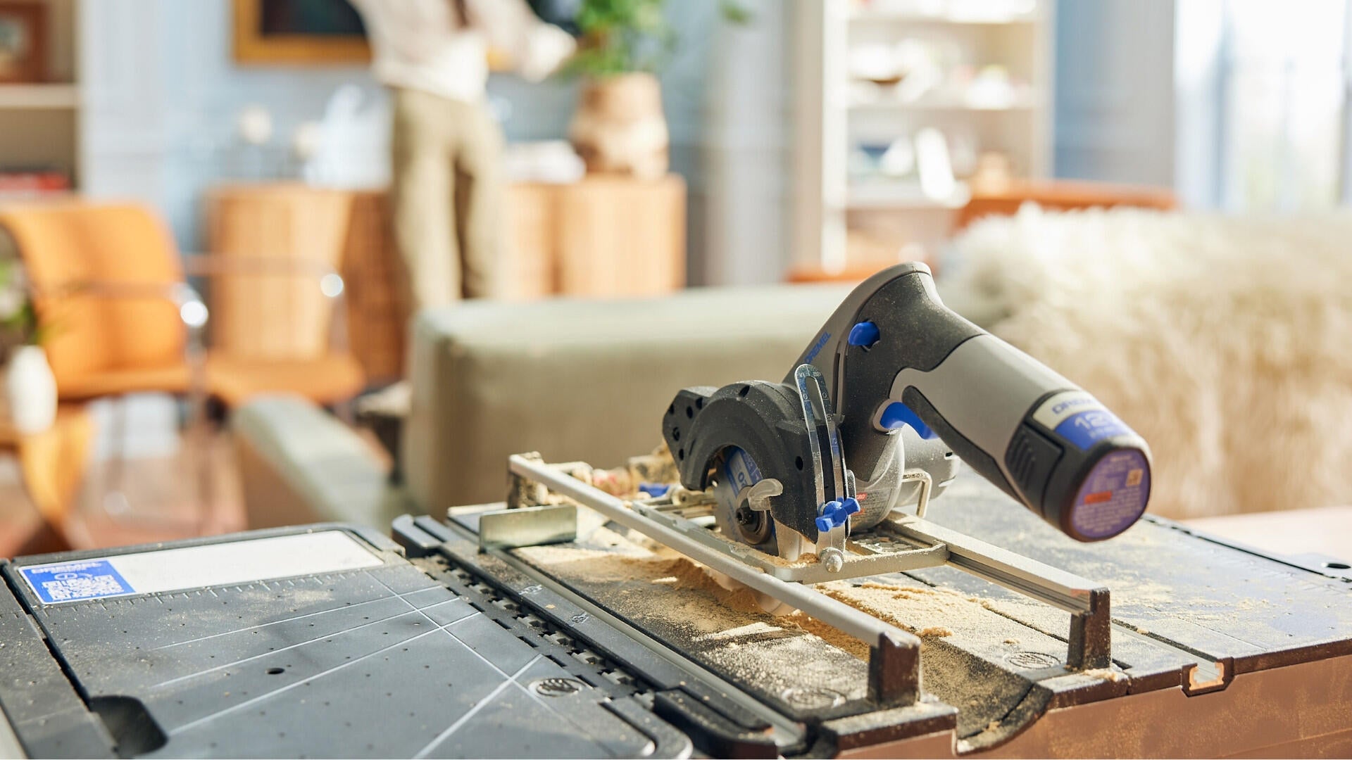 Station de sciage sans fil 12 V DREMEL BluePrint CS12V-SC1, 1 batterie 2 Ah - 3