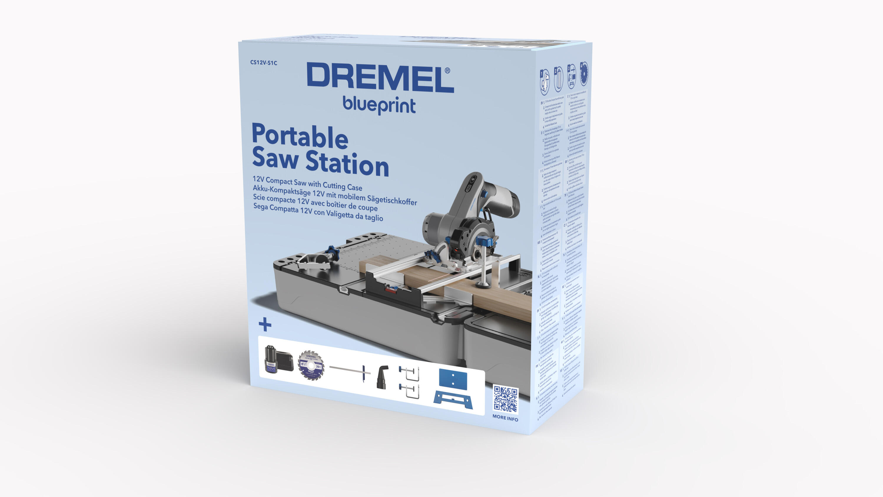 Station de sciage sans fil 12 V DREMEL BluePrint CS12V-SC1, 1 batterie 2 Ah - 11
