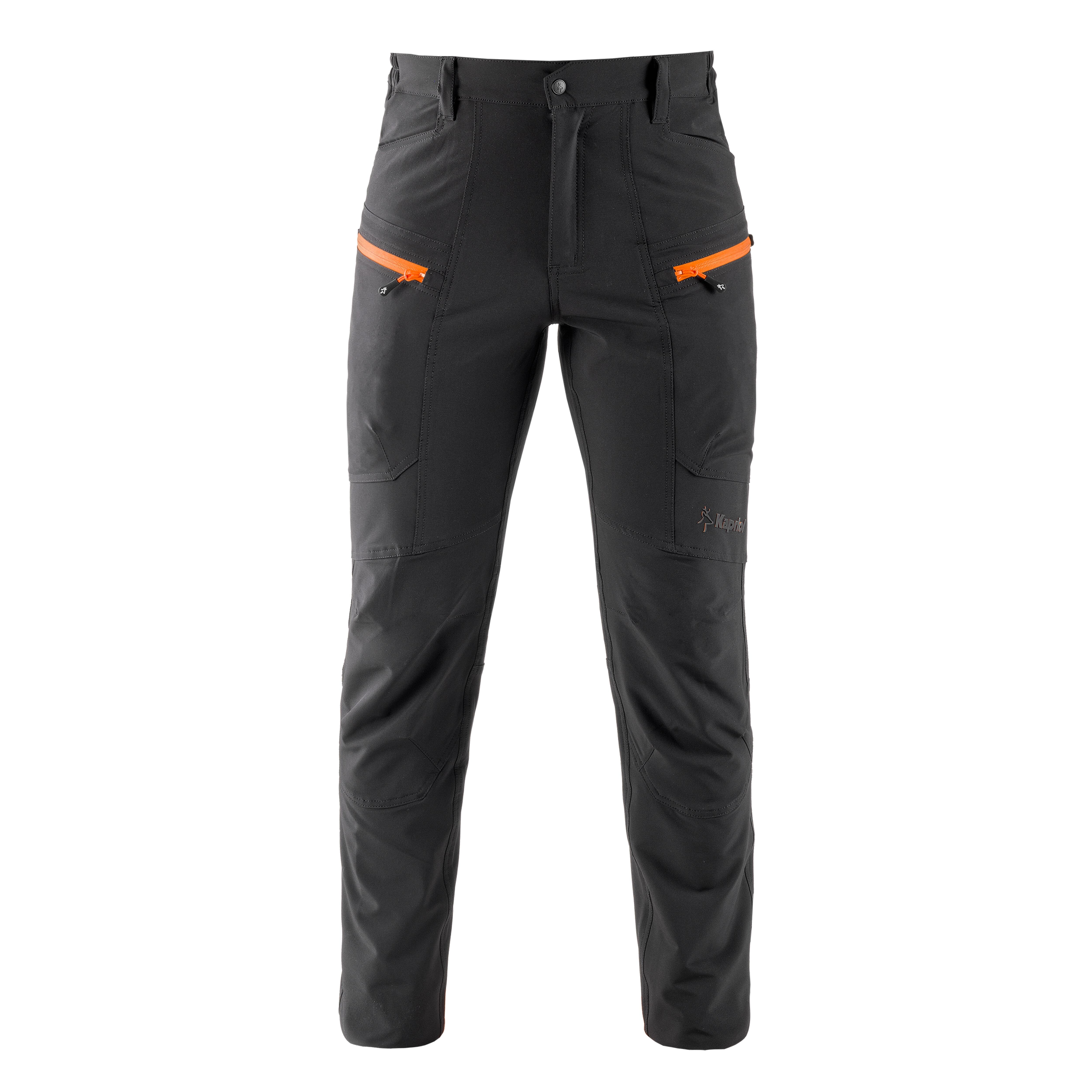 PANTALON DE TRABAJO MULTIBOLSILLOS ELASTICO NEGRO TALLA L KAPRIOL