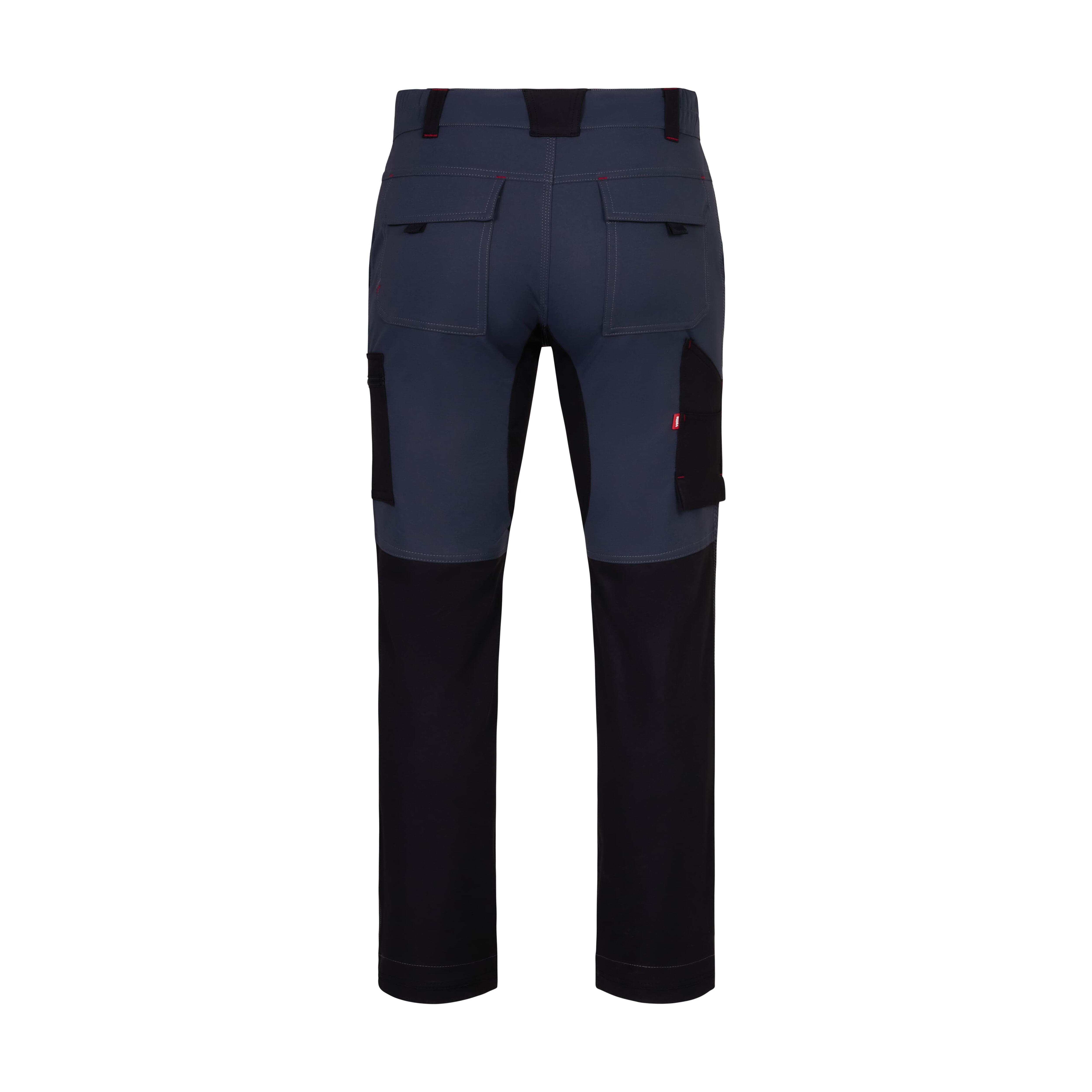 PANTALON DE TRABAJO MULTIBOLSILLOS ELÁSTICO GRIS/NEGRO TALLA M VELILLA XTREME - 4