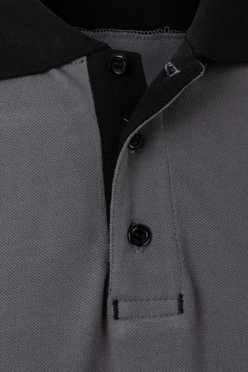 POLO GRIS MANGA CORTA ALGODÓN TALLA S VELILLA 105519S - 2