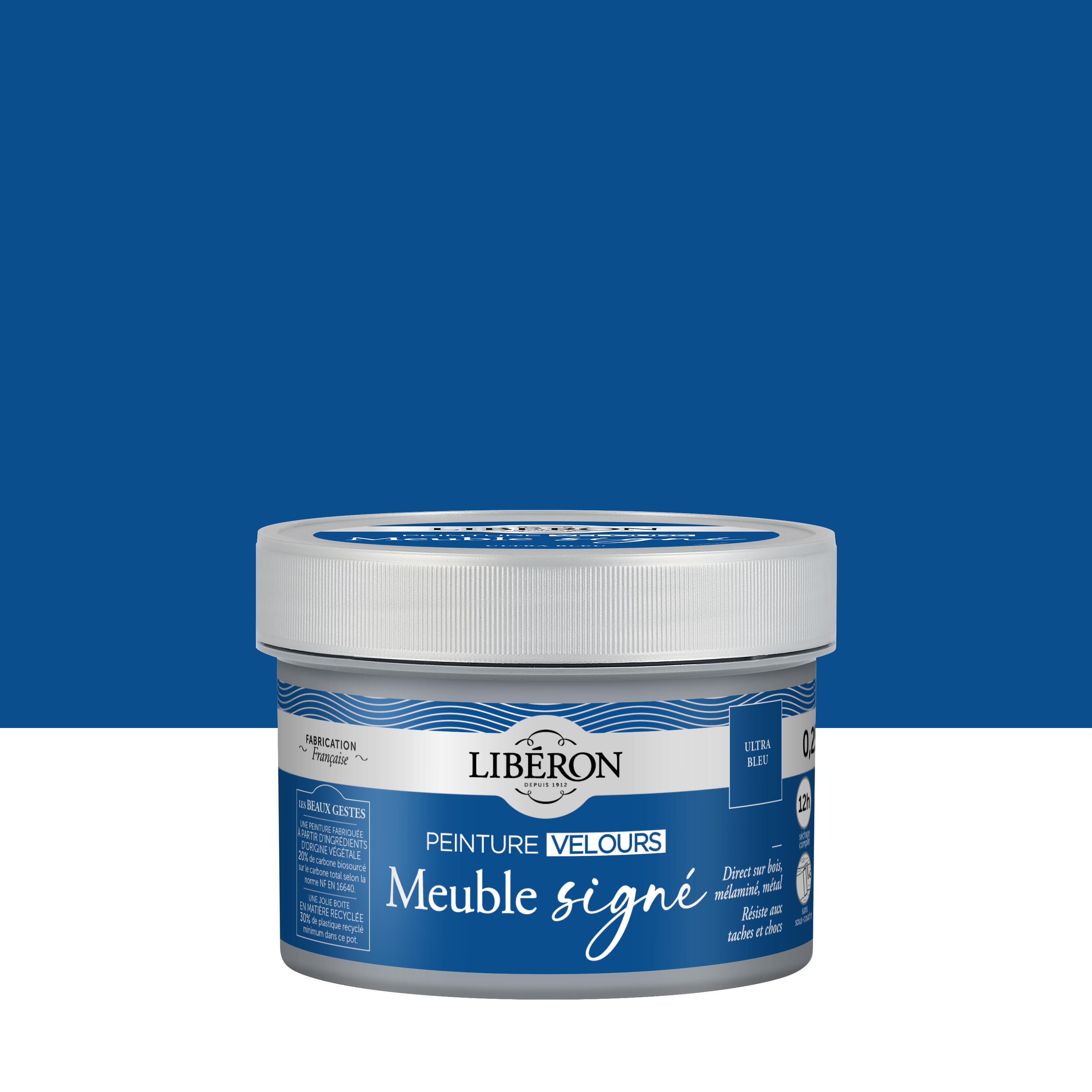 Peinture pour meuble Et objet, meuble signé LIBÉRON ultra bleu velours ...