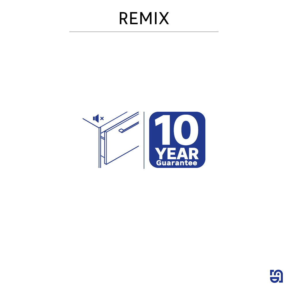 Meuble sous-vasque, 2t L.90cm x H.58cm x P.46cm effet chêne doré Remix - 5