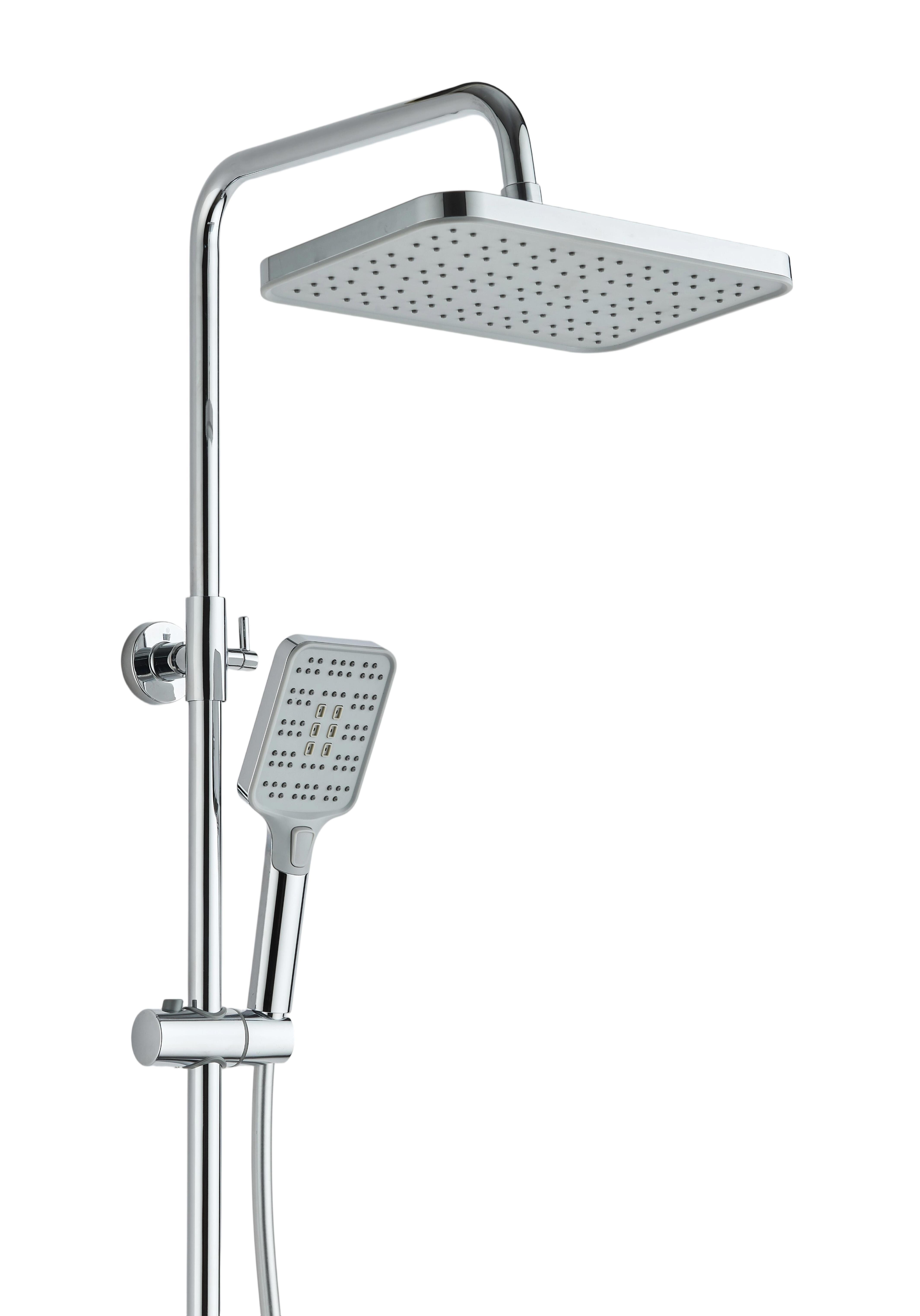 Columna de ducha monomando EDOUARD ROUSSEAU Piano cromo - 5