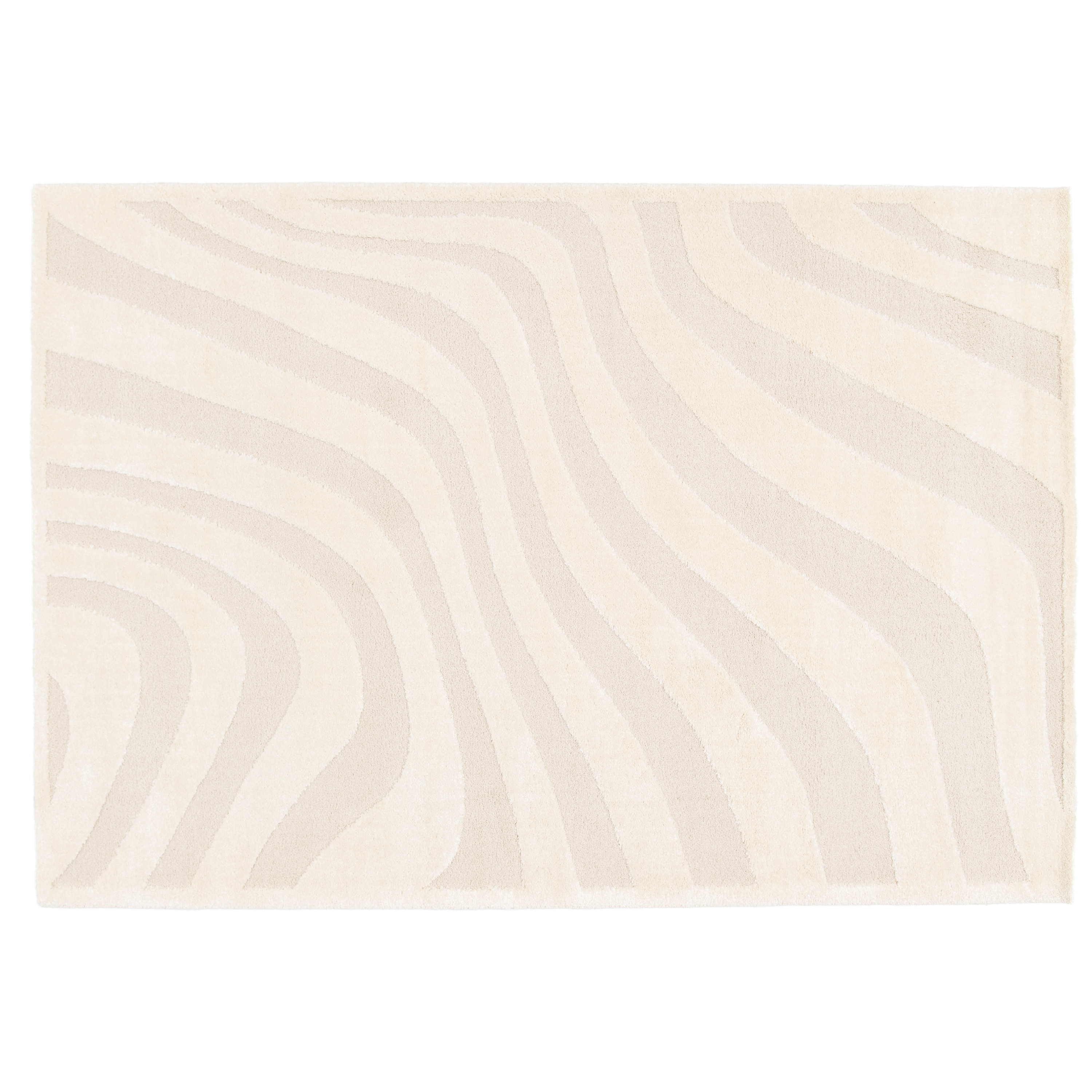 Dywan geometryczny Mineral Balta 160 x 230 cm beżowy 3D Inspire