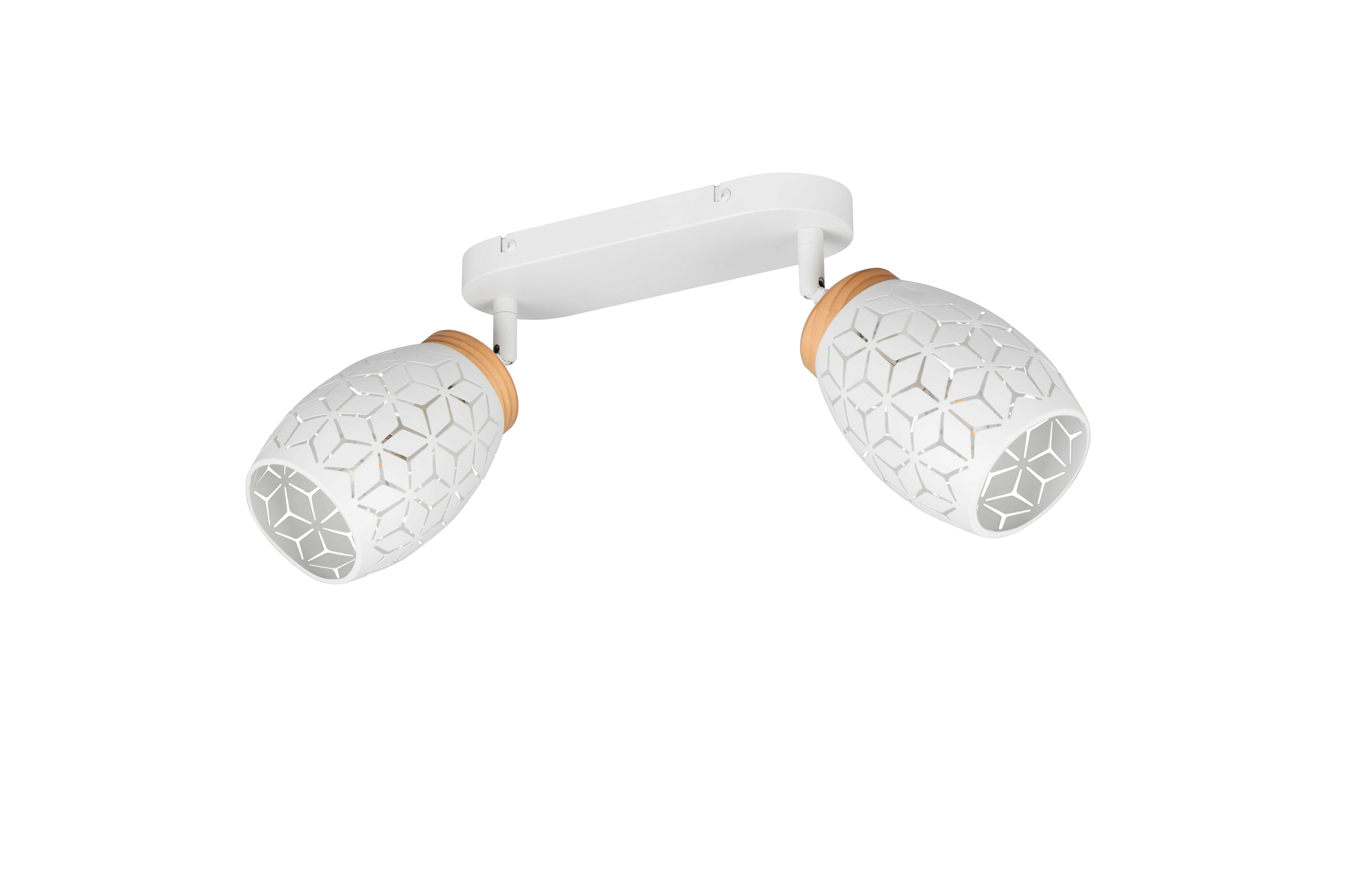 Projetor sem fonte de luzes Bidar 2 luzes IP20 E14 branco 28x27 cm REALITY - 6