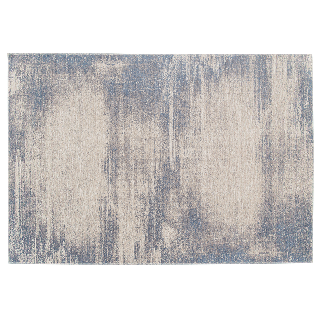Tapete de interior Sorgho 160x230cm bege e azul Inspire